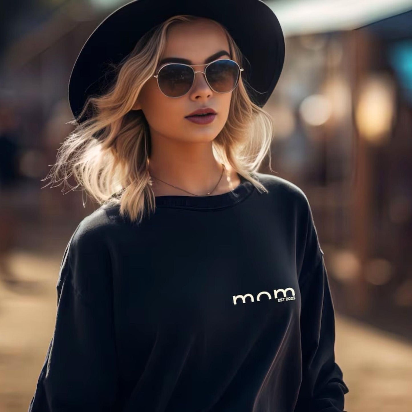 Personalisierte Mama Est Shirts und Sweatshirt - Geschenk für Mama - GiftHaus