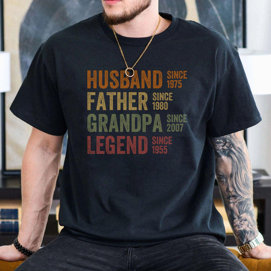Personalisierter Opa Hoodie als Vatertagsgeschenk - Ehemann Vater Opa Legende - GiftHaus