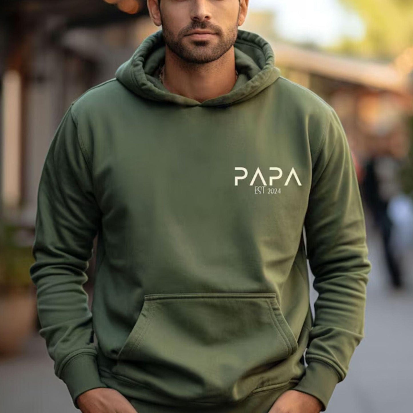 Personalisierter Papa Hoodie und Shirts – Vatertagsgeschenk - GiftHaus