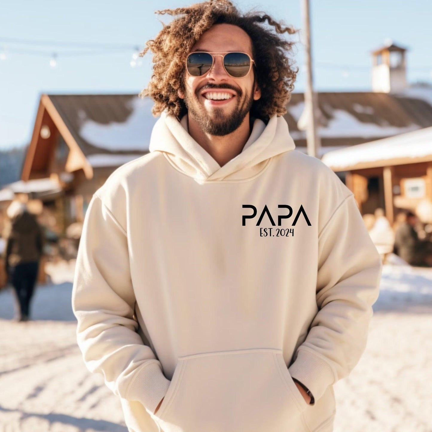 Personalisierter Papa Hoodie und Sweatshirt - Papa Geschenk - GiftHaus