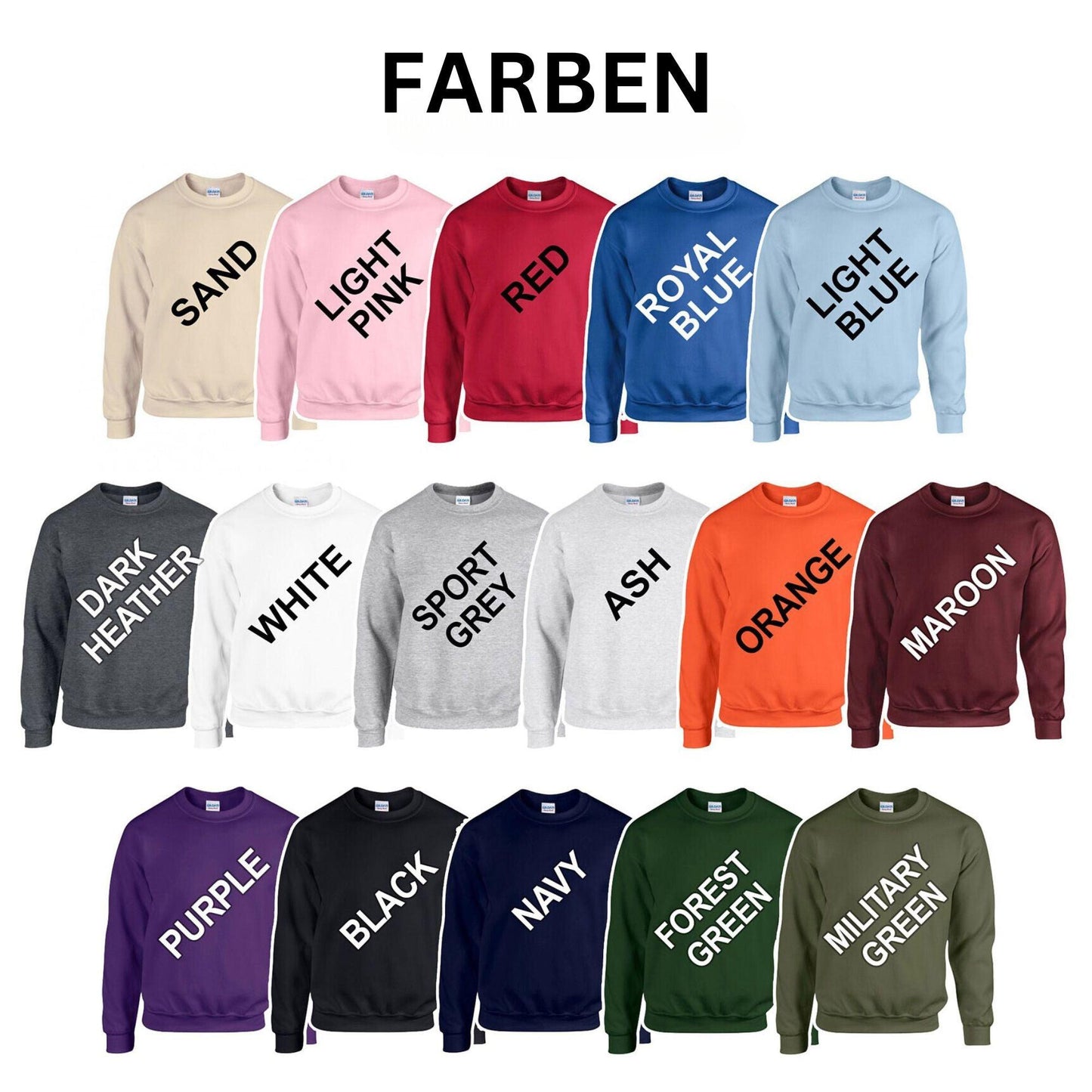 Familienband – Personalisierte Bestickte Sweatshirts