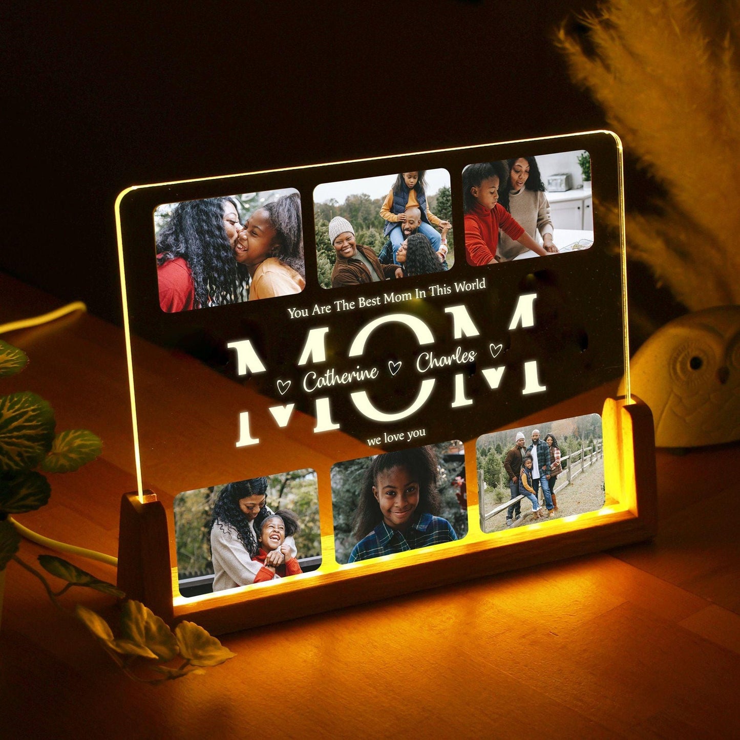 Personalisiertes Foto-Nachtlicht für Mama, Papa und Oma - GiftHaus