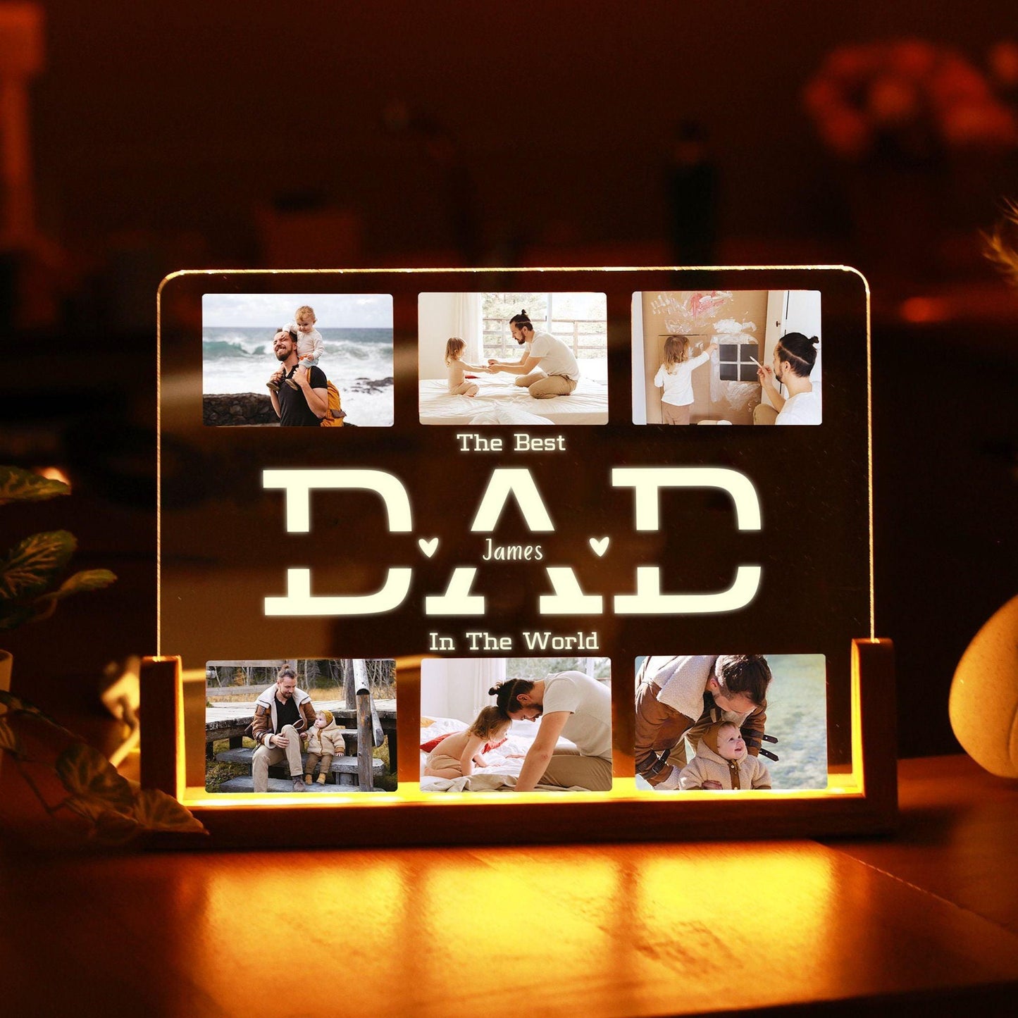 Personalisiertes Foto-Nachtlicht für Mama, Papa und Oma - GiftHaus
