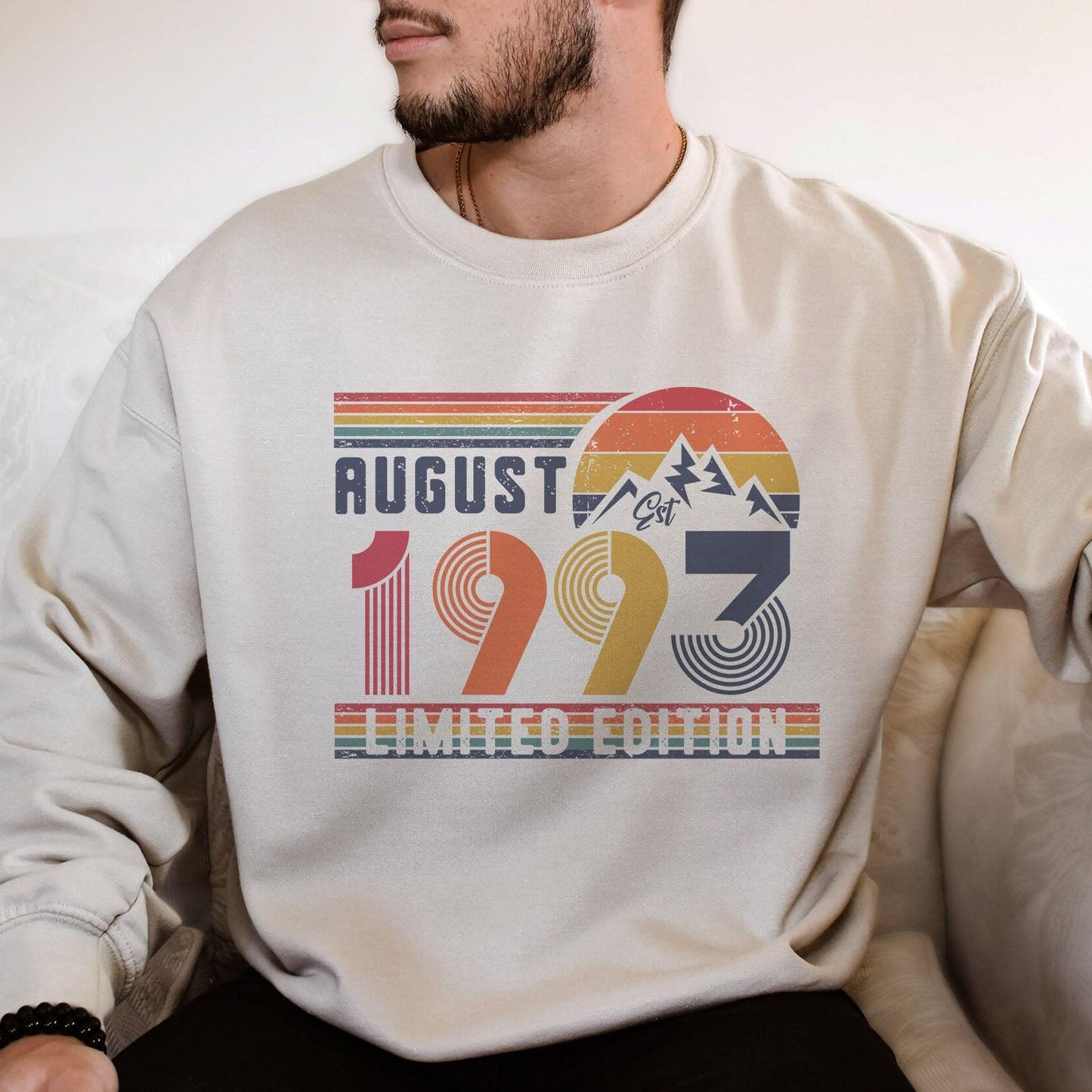 Personalisiertes Geburtstagsjahr Nummer Sweatshirt - Individueller Geburtstagspullover und Hemden - GiftHaus