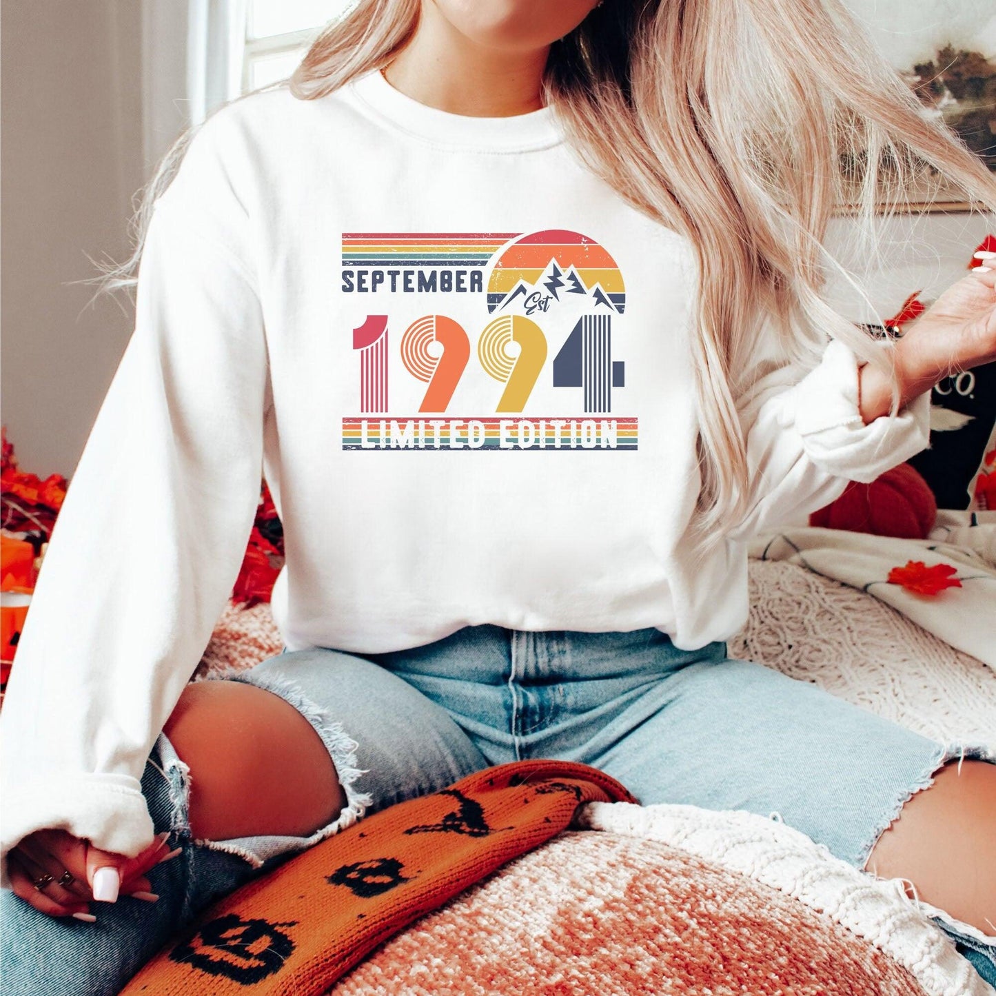 Personalisiertes Geburtstagsjahr Nummer Sweatshirt - Individueller Geburtstagspullover und Hemden - GiftHaus
