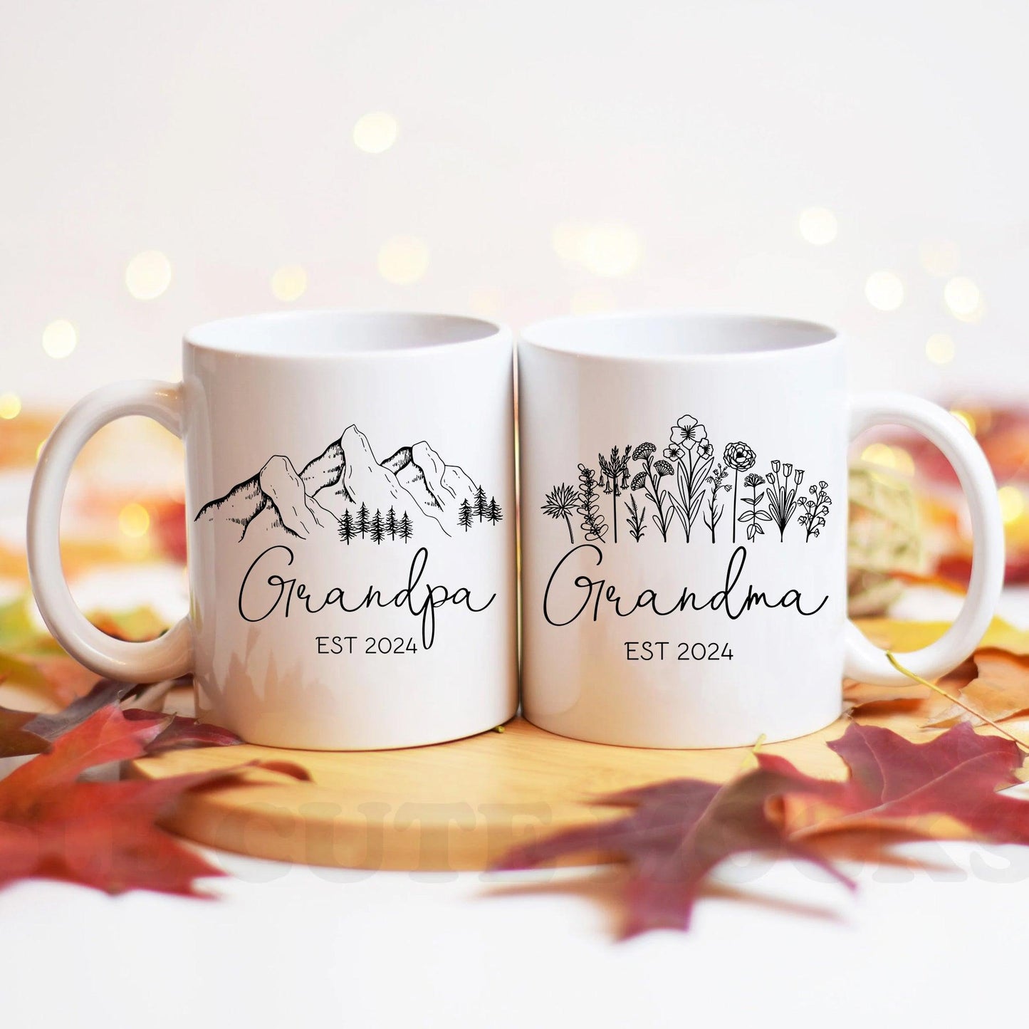 Personalisiertes Großelternbecher Set - Großeltern Geschenk - GiftHaus