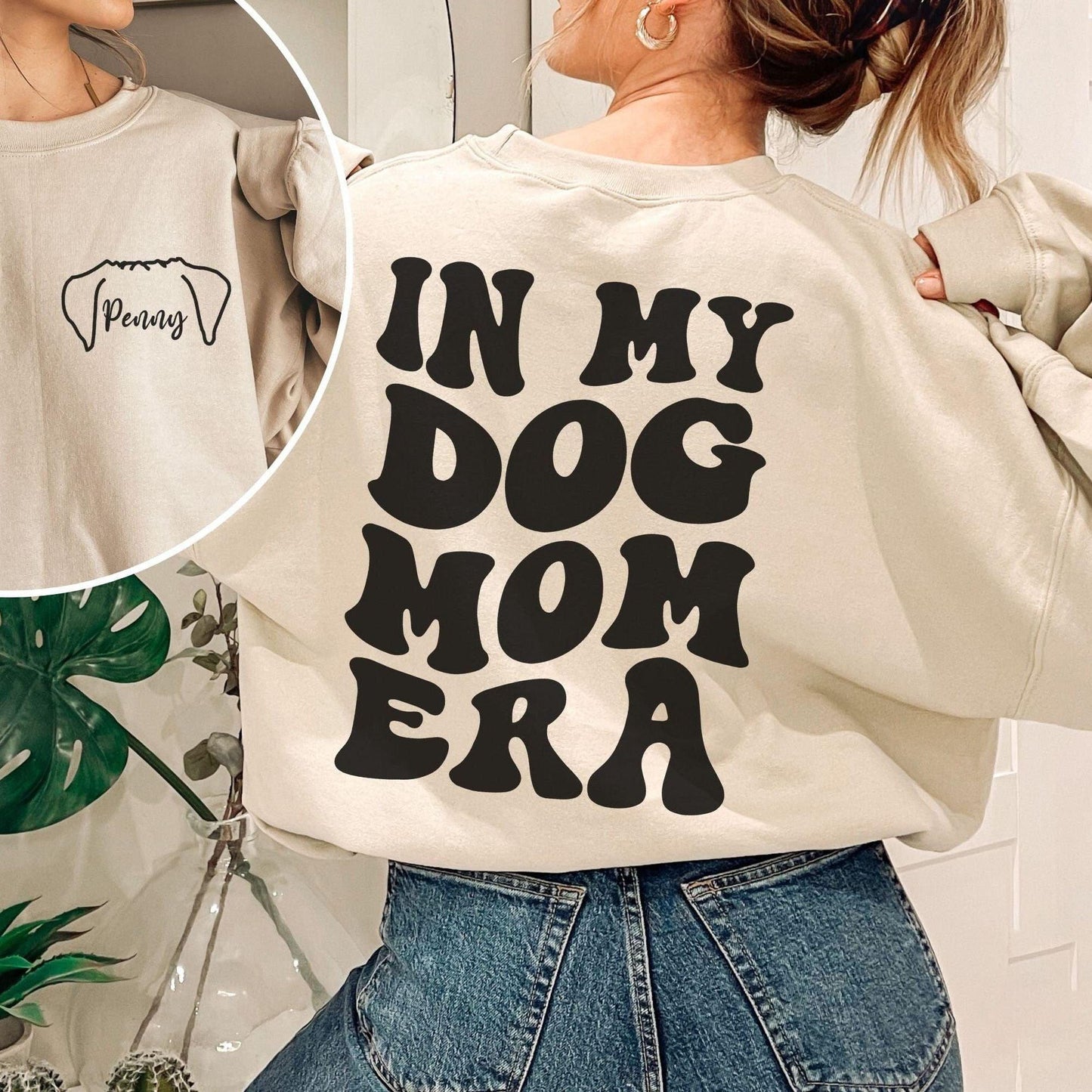 Personalisiertes Hunde Mama Sweatshirt - GiftHaus