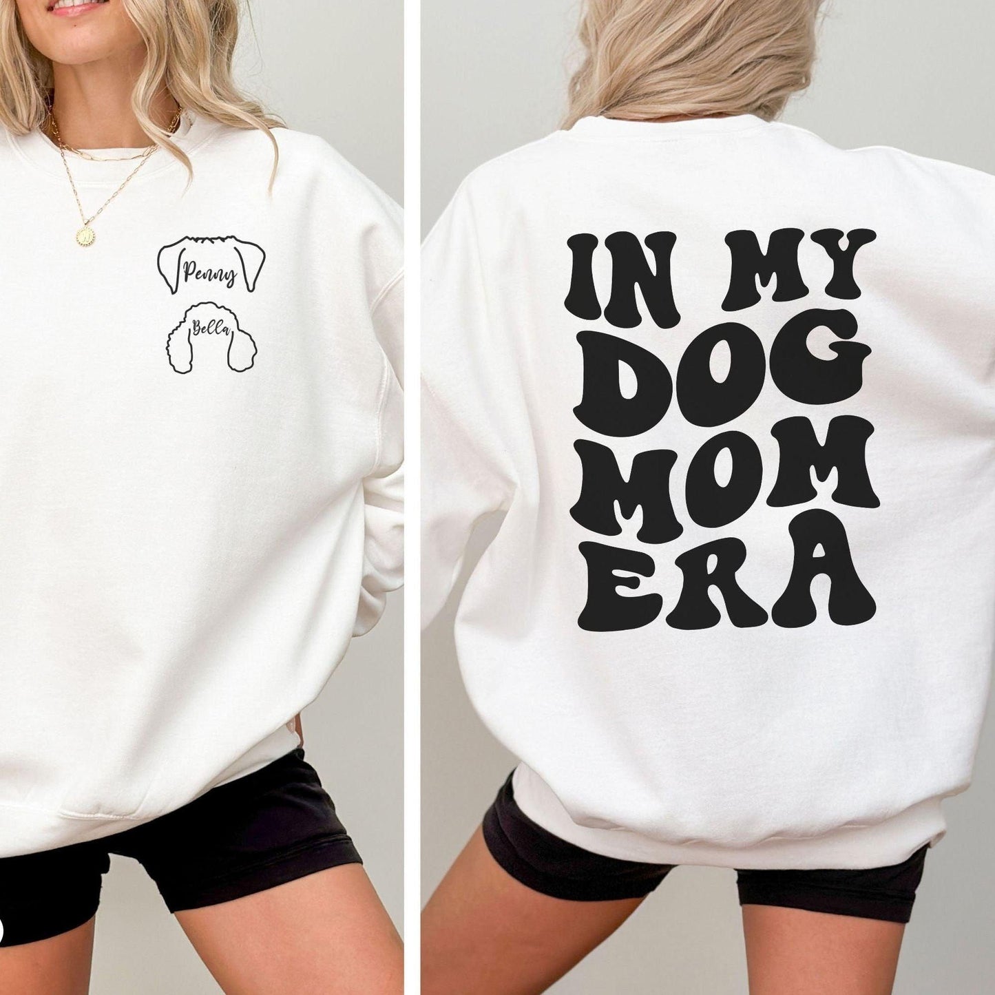 Personalisiertes Hunde Mama Sweatshirt - GiftHaus