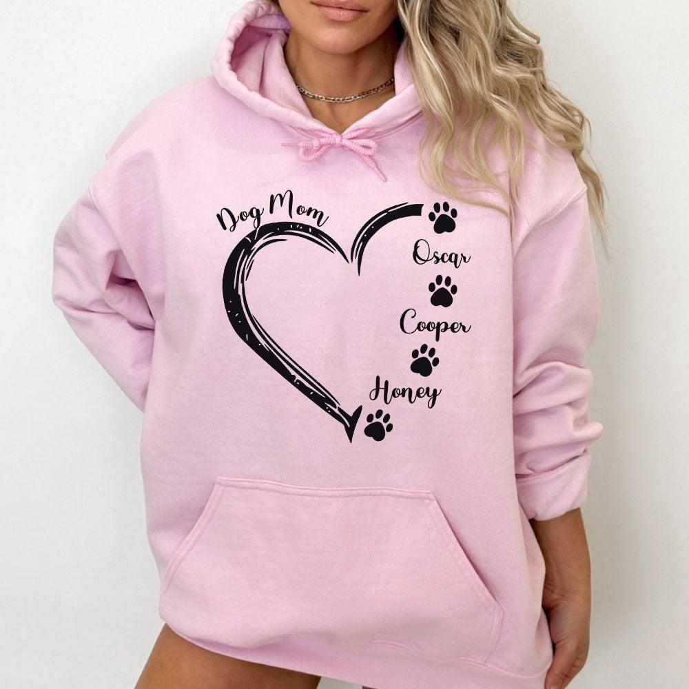 Personalisiertes Hundemama-Sweatshirt mit Herz - GiftHaus