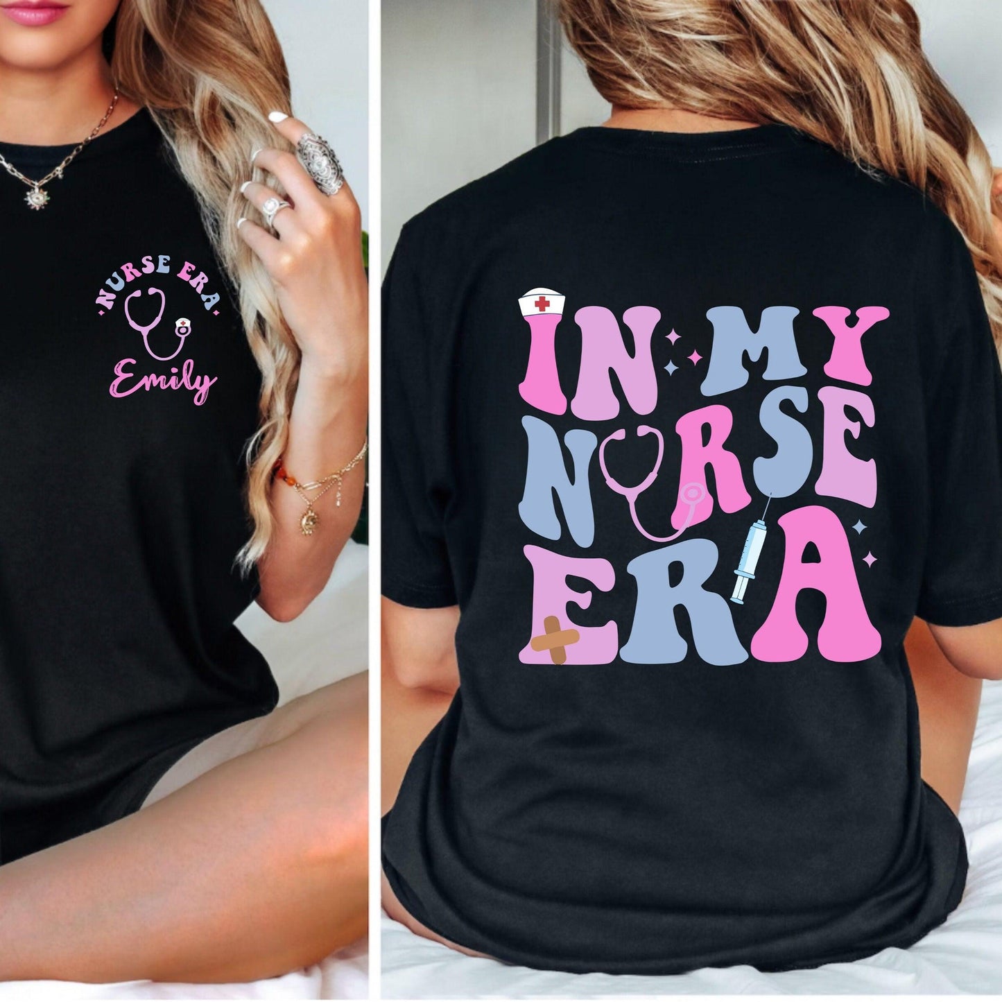 Personalisiertes Krankenschwester Shirt - In meiner Krankenschwester Ära Sweatshirt - GiftHaus