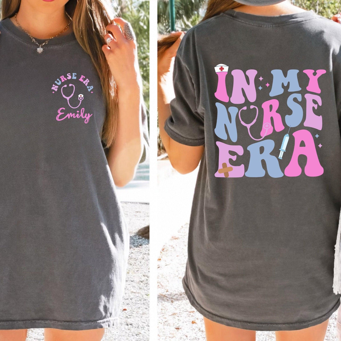 Personalisiertes Krankenschwester Shirt - In meiner Krankenschwester Ära Sweatshirt - GiftHaus