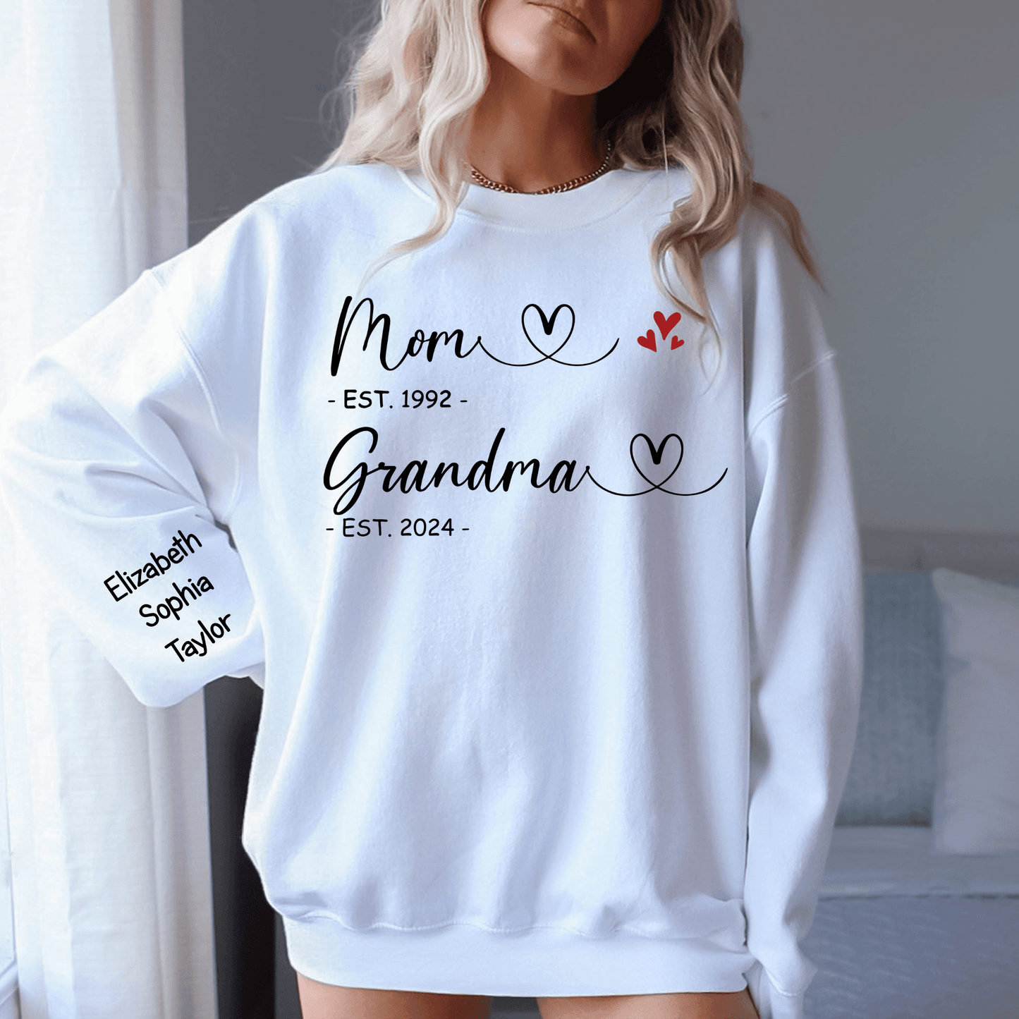 Personalisiertes 'Mama & Oma' Sweatshirt - Erinnerungsstück - GiftHaus