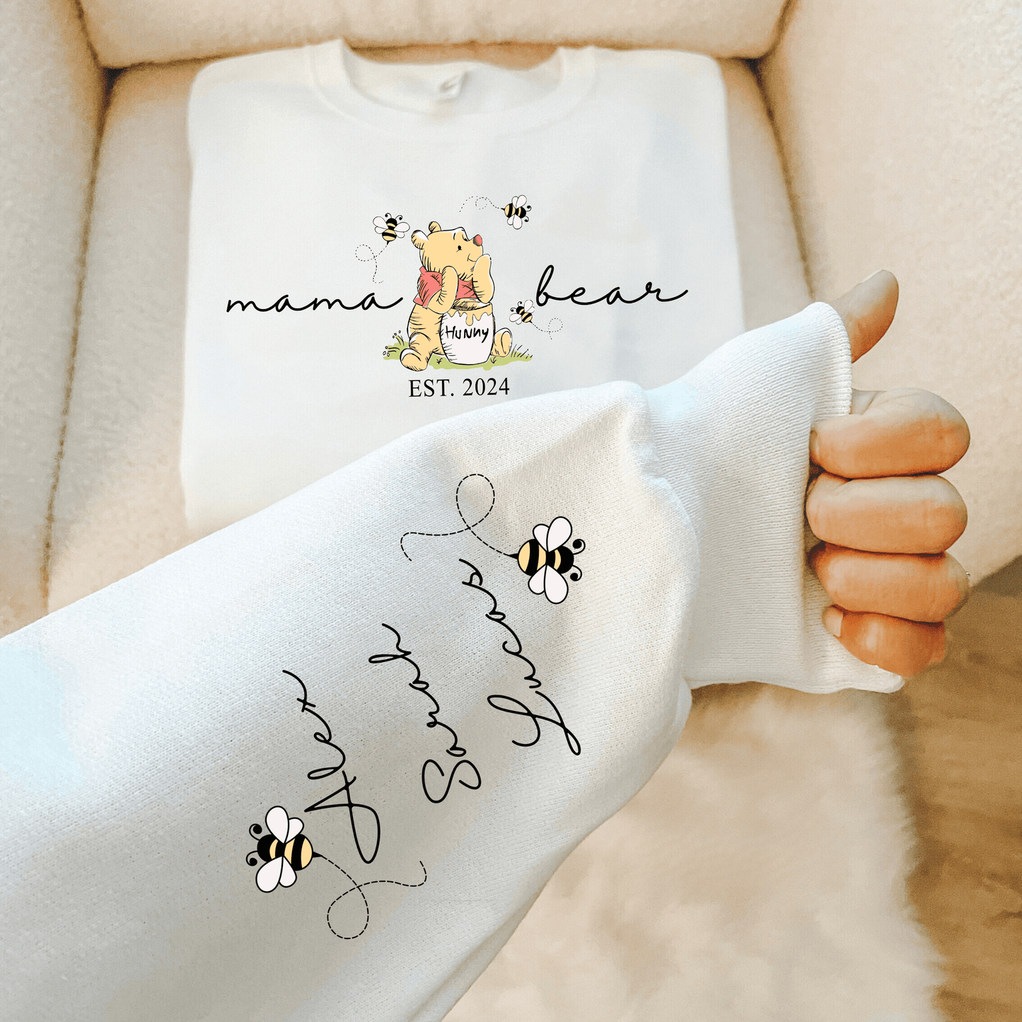 Personalisiertes Mama Bär Est. Jahr - Feier des Mutterseins - GiftHaus