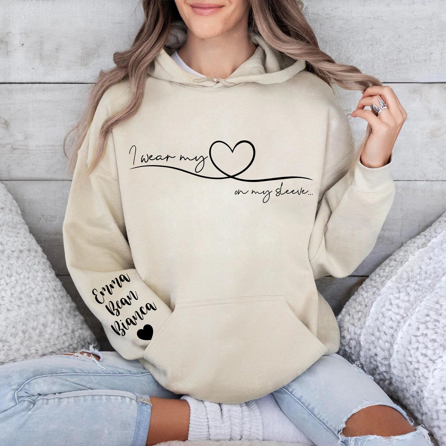 Personalisiertes Mama Sweatshirt mit Kindernamen - Mama Sweatshirt - GiftHaus