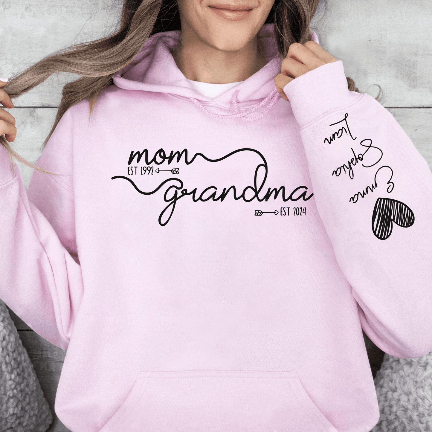 Personalisiertes Oma Jahr Est. Sweatshirt - Muttertagspräsent - GiftHaus