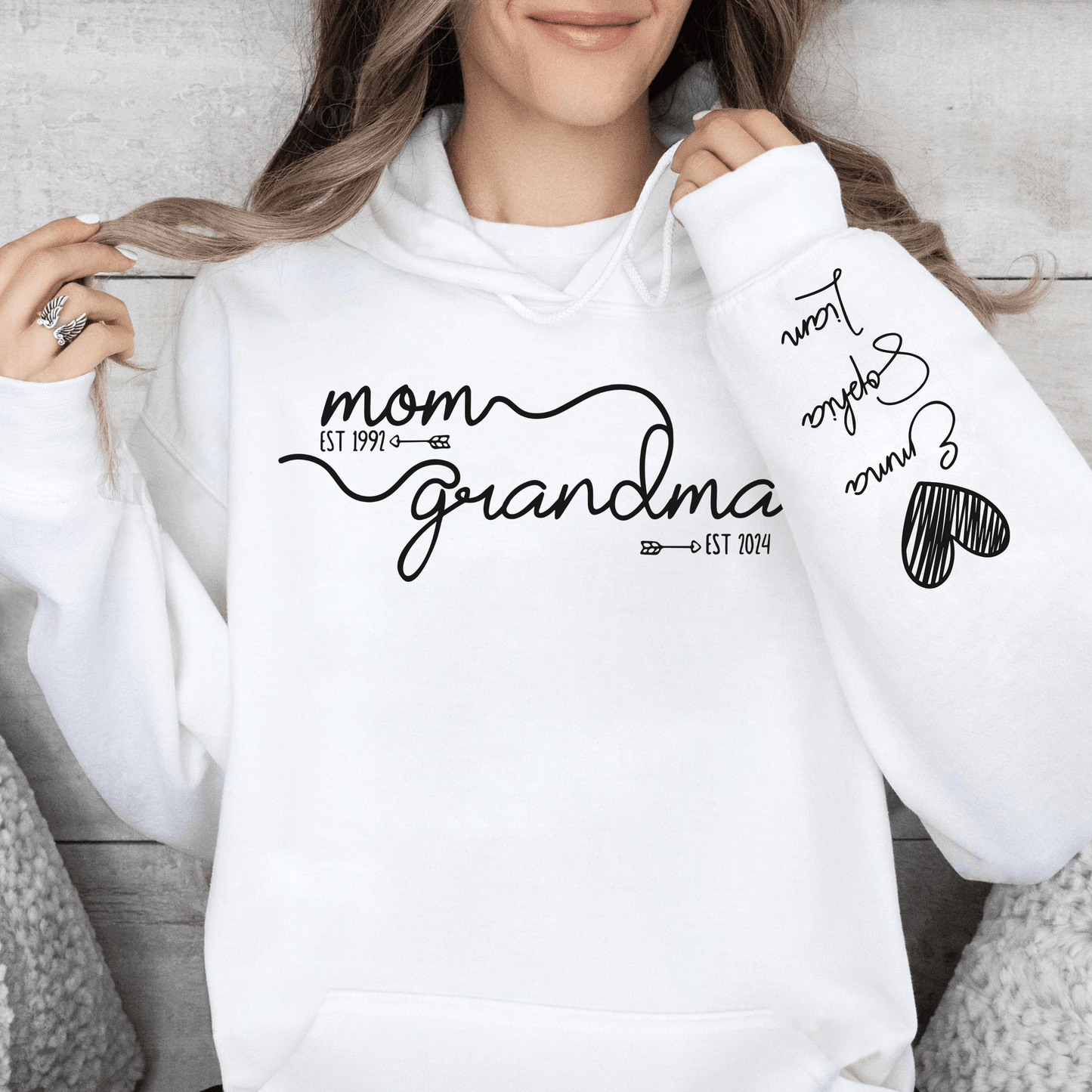 Personalisiertes Oma Jahr Est. Sweatshirt - Muttertagspräsent - GiftHaus
