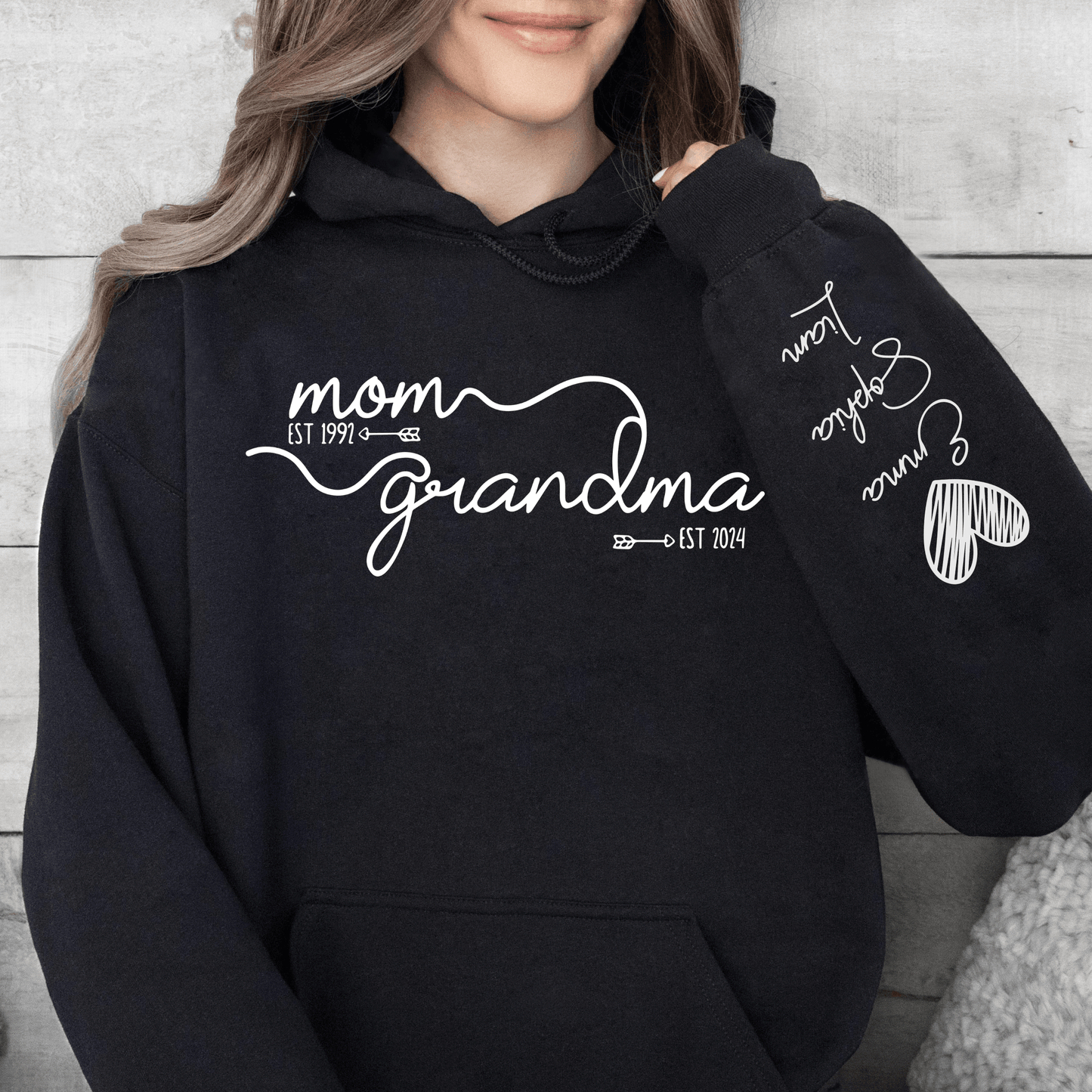 Personalisiertes Oma Jahr Est. Sweatshirt - Muttertagspräsent - GiftHaus
