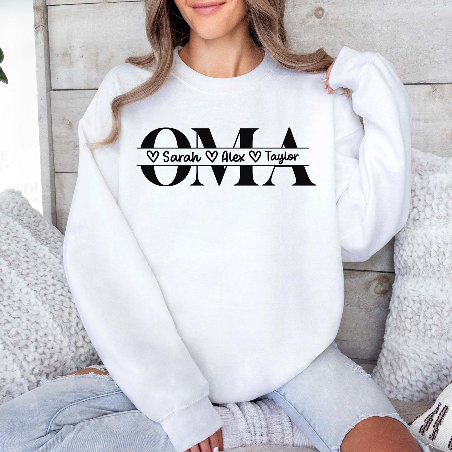 Personalisiertes Oma Sweatshirt - Geschenk für Oma - GiftHaus