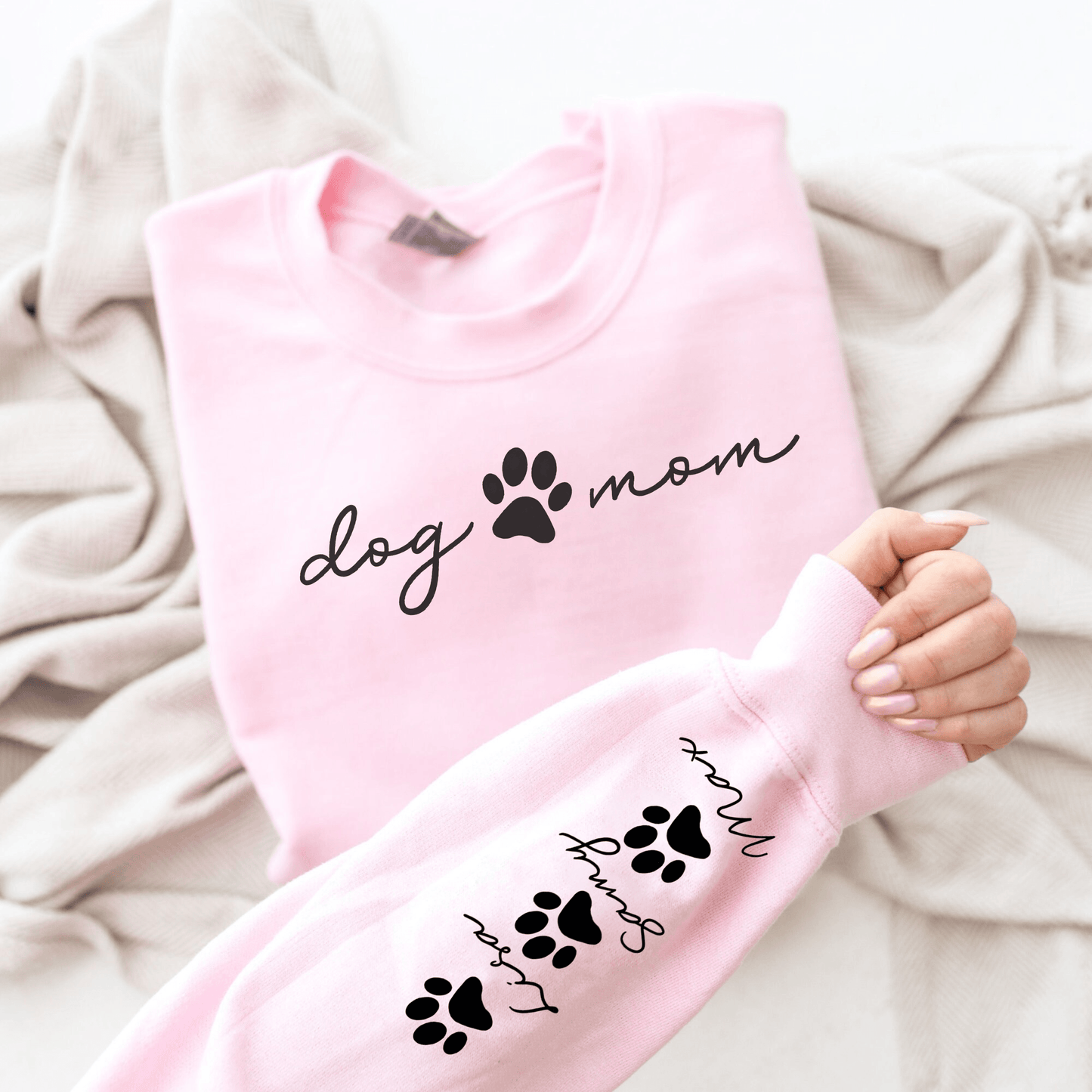 Personalized Dog Mom Shirt with Pet Name & Heart - Perfect Gift - GiftHaus