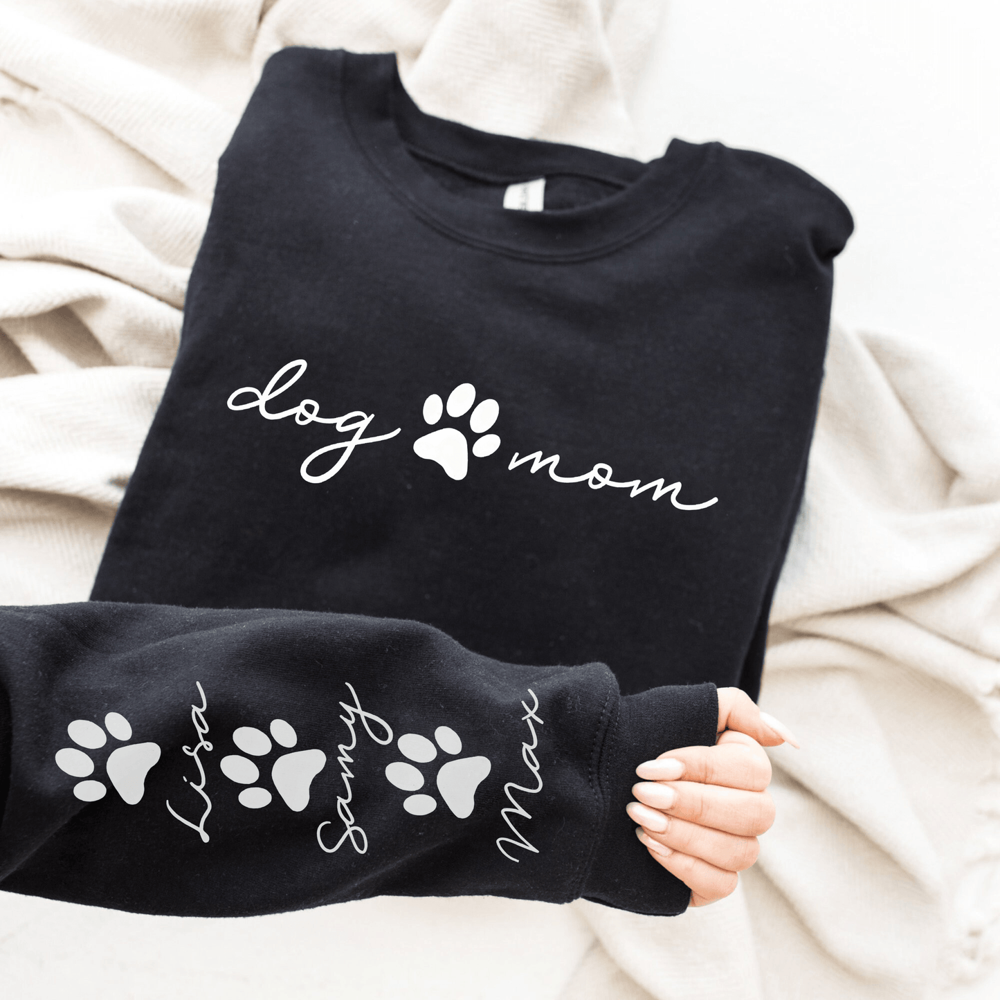 Personalized Dog Mom Shirt with Pet Name & Heart - Perfect Gift - GiftHaus