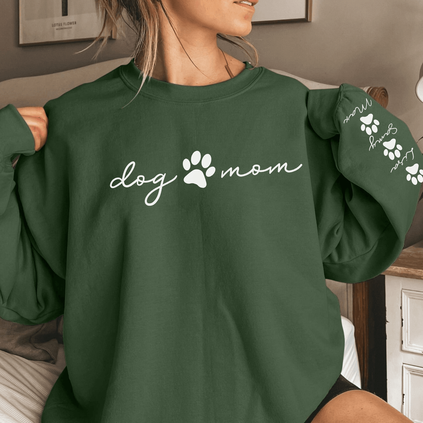 Personalized Dog Mom Shirt with Pet Name & Heart - Perfect Gift - GiftHaus