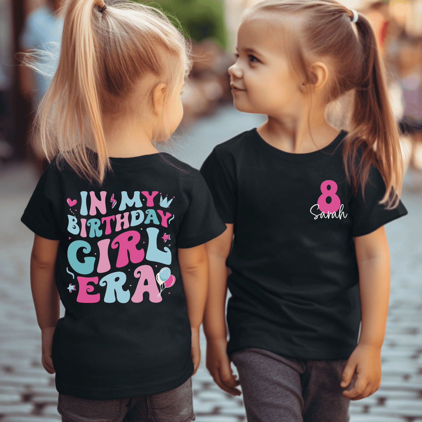 Personalized 'In My Birthday Girl Era' Festive Tee For Her Special Day - GiftHaus