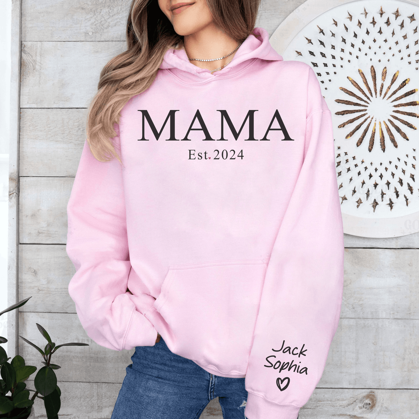 Personalized 'Mama' Year & Kids' Names - Mother's Day Special Sweatshirt - GiftHaus
