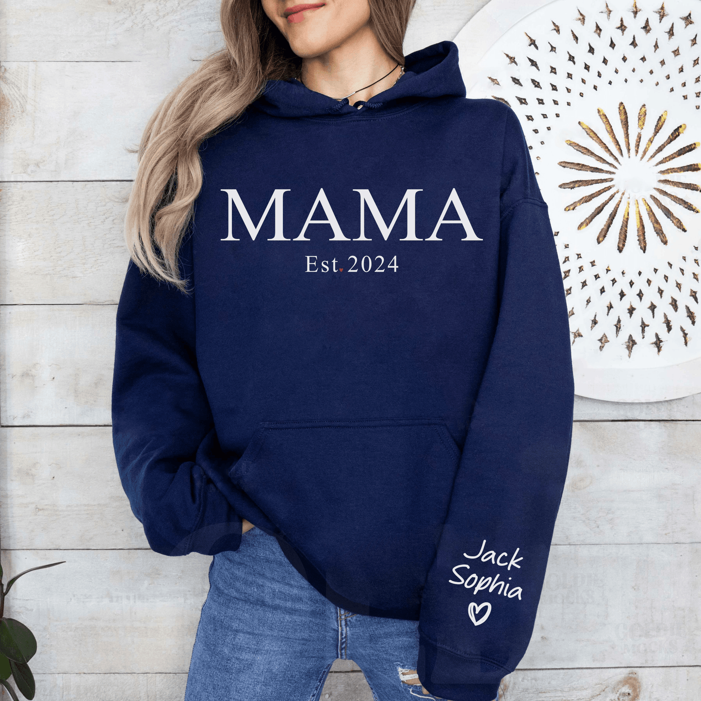 Personalized 'Mama' Year & Kids' Names - Mother's Day Special Sweatshirt - GiftHaus