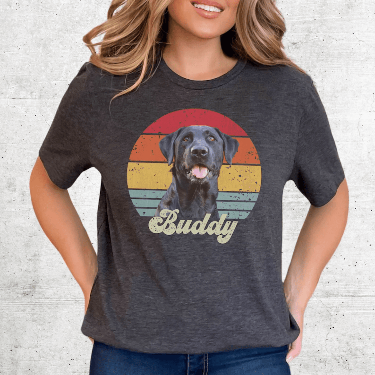 Persönliches Haustier-Portrait T-Shirt - Das ideale Geschenk für Tierliebhaber - GiftHaus