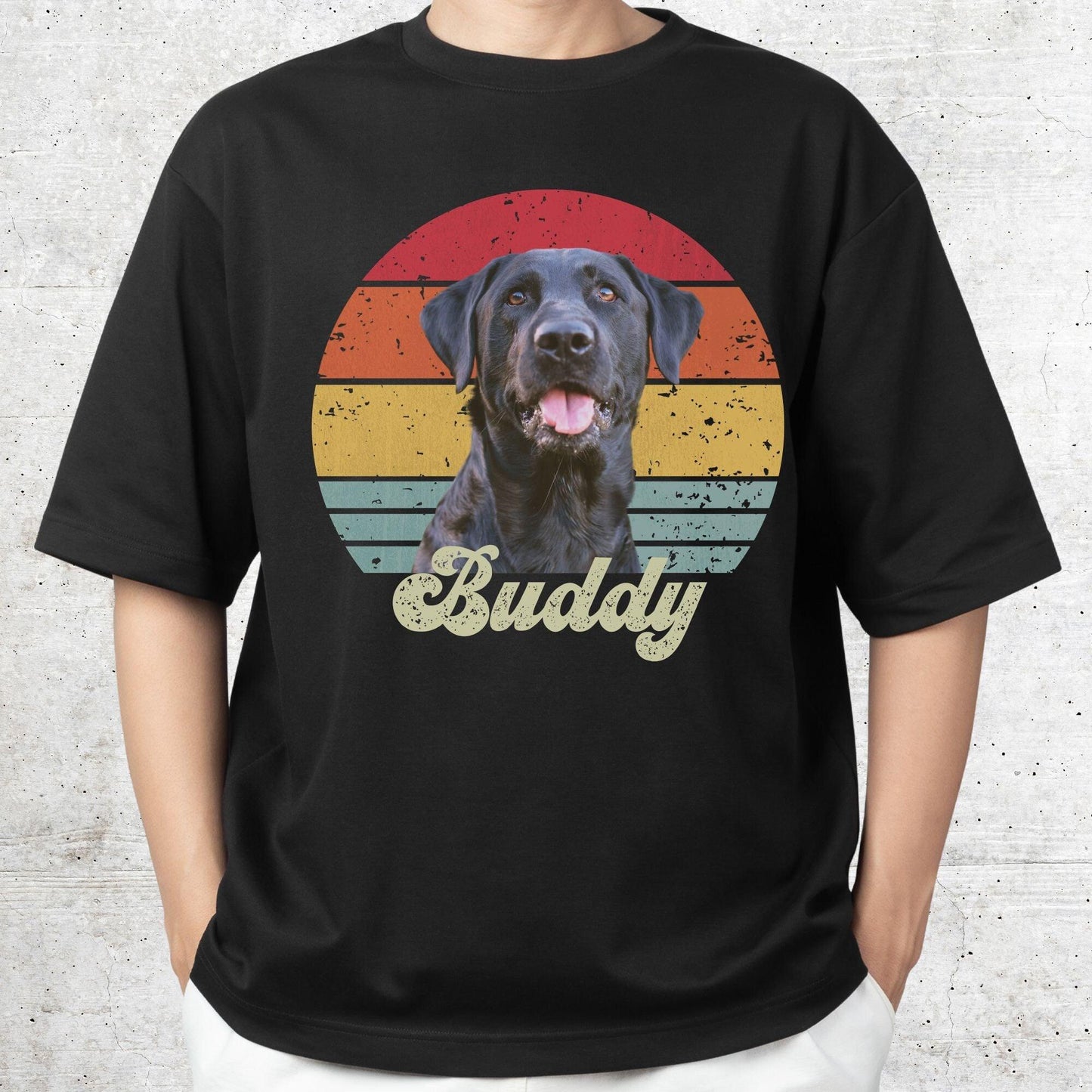 Persönliches Haustier-Portrait T-Shirt - Das ideale Geschenk für Tierliebhaber - GiftHaus