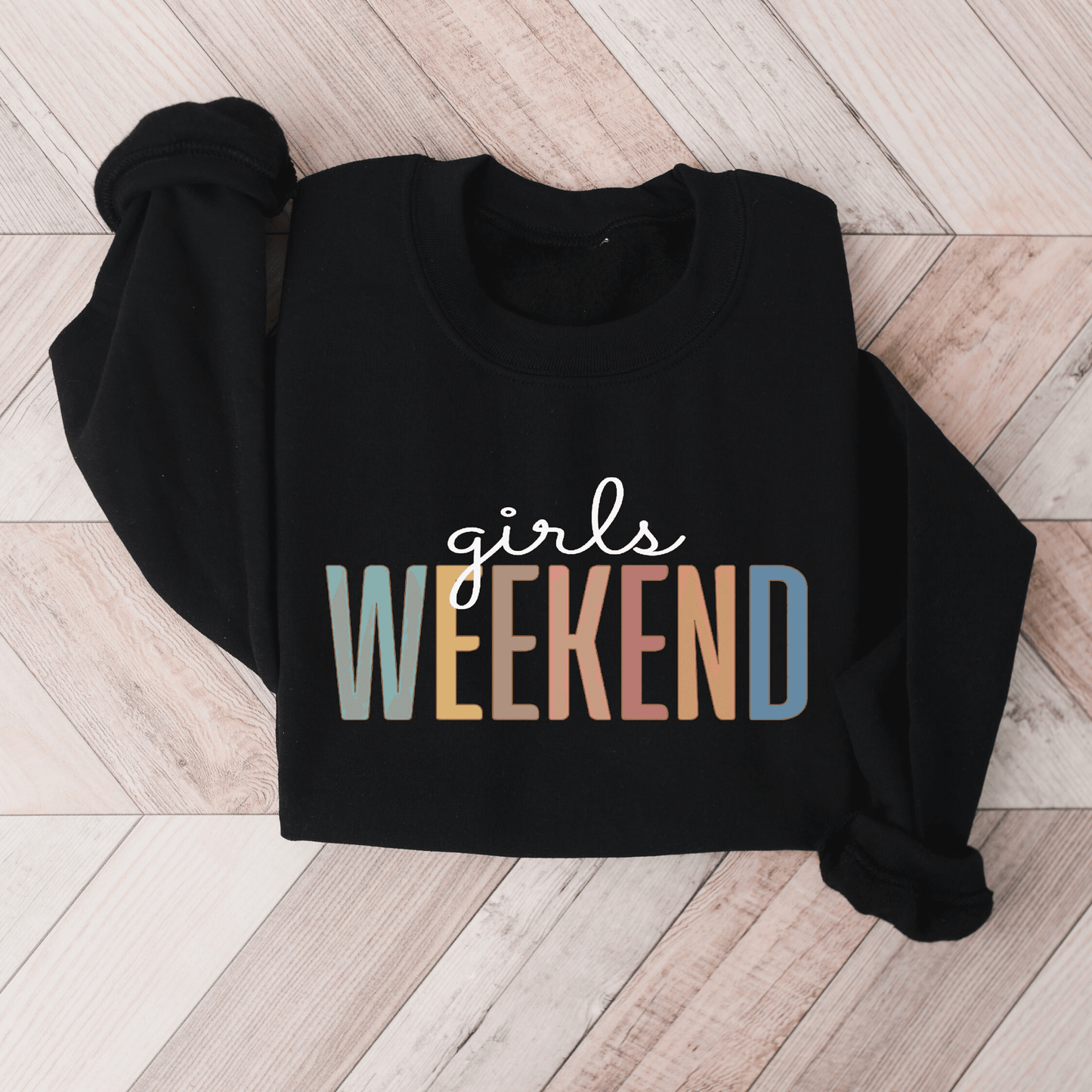 Persönliches Mädels Ausflug - Namen & Daten Andenken Sweatshirt - GiftHaus