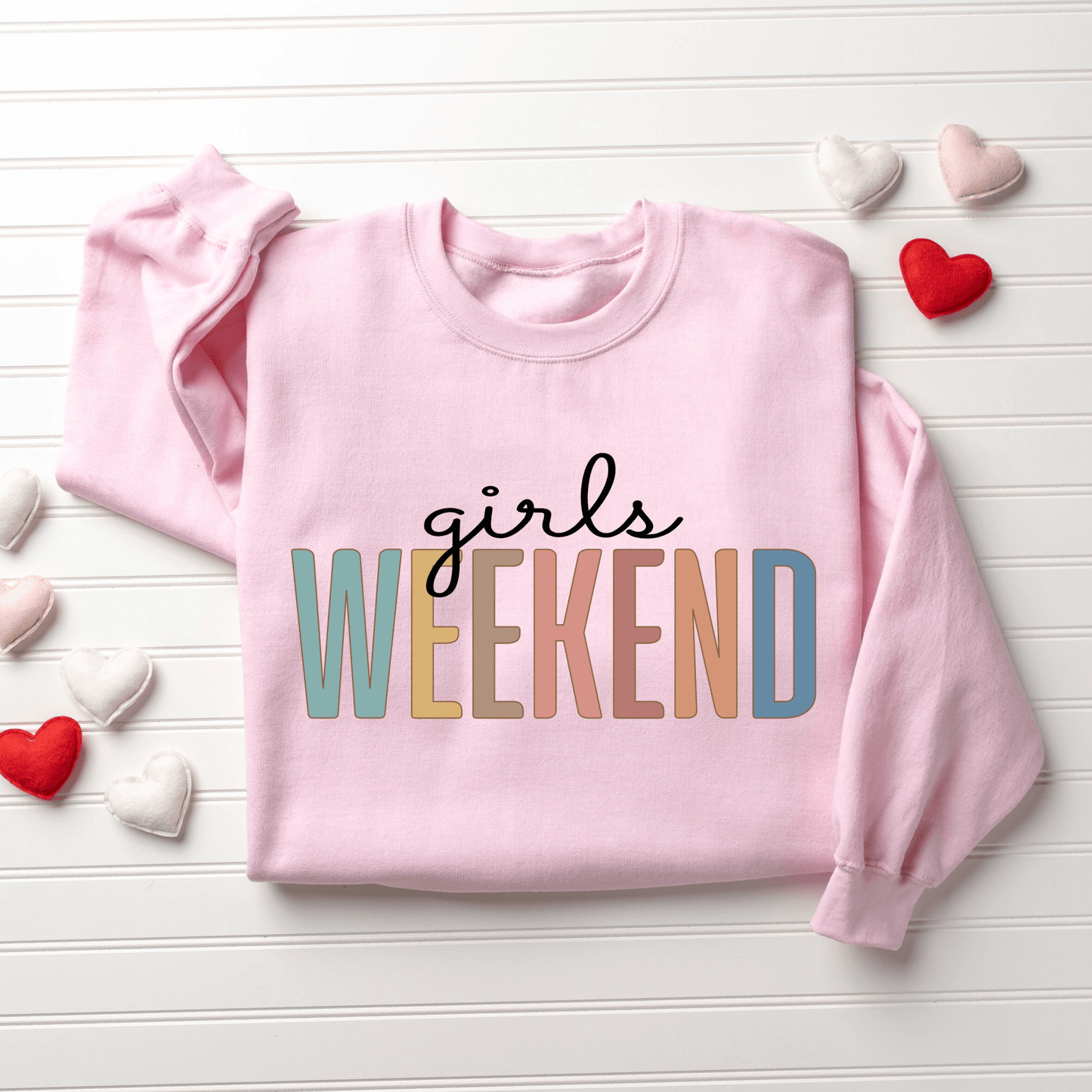 Persönliches Mädels Ausflug - Namen & Daten Andenken Sweatshirt - GiftHaus