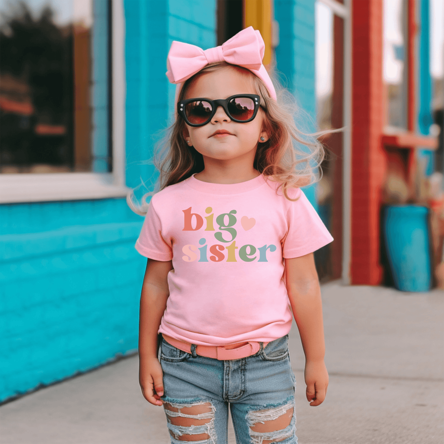 Proud Big Sister - New Family Hero Celebration Tee - GiftHaus