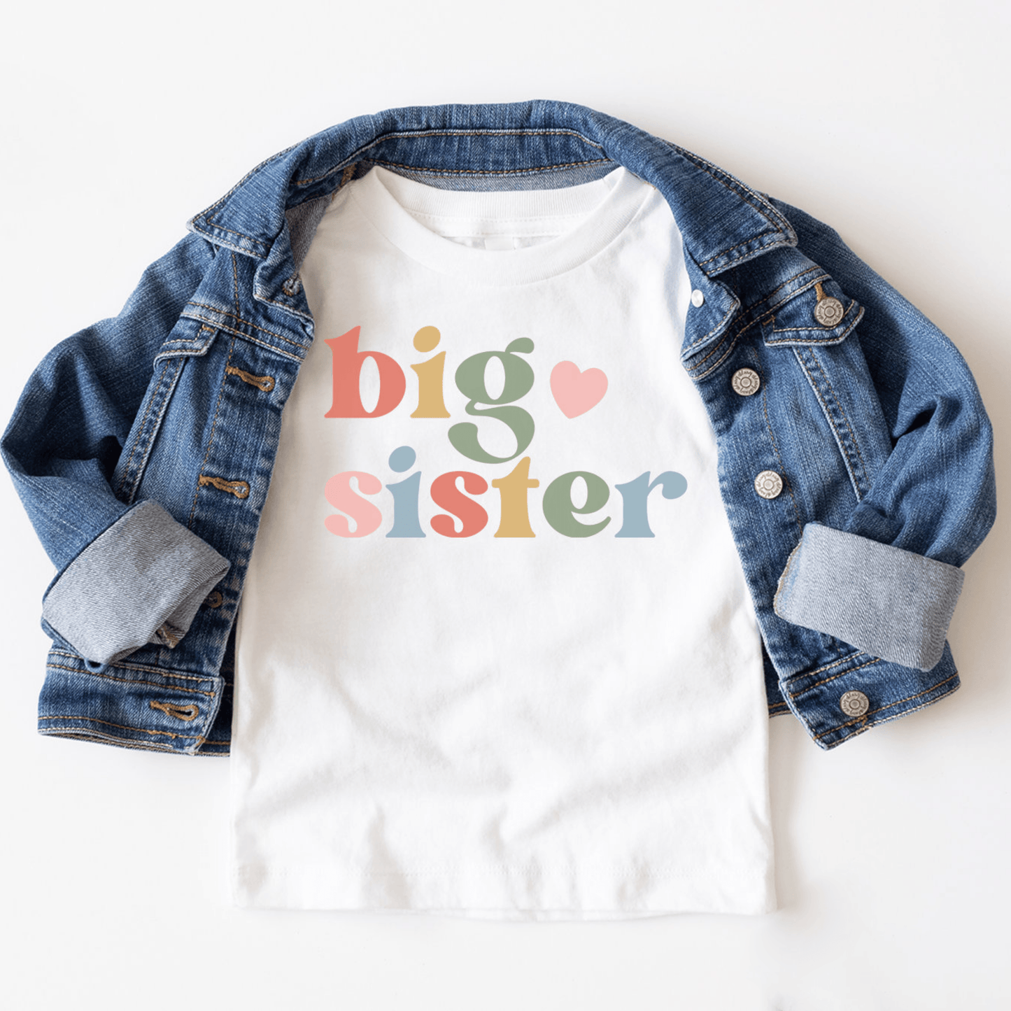 Proud Big Sister - New Family Hero Celebration Tee - GiftHaus