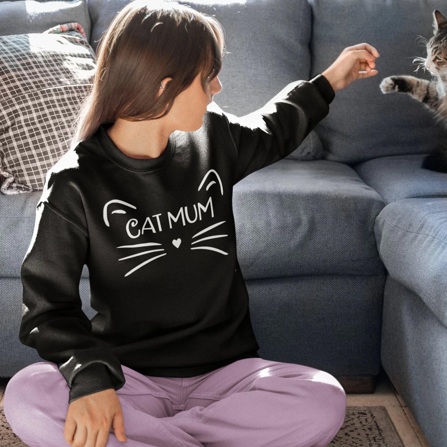 Pullover für Katzenmama – Geschenk für Katzenbesitzer - GiftHaus