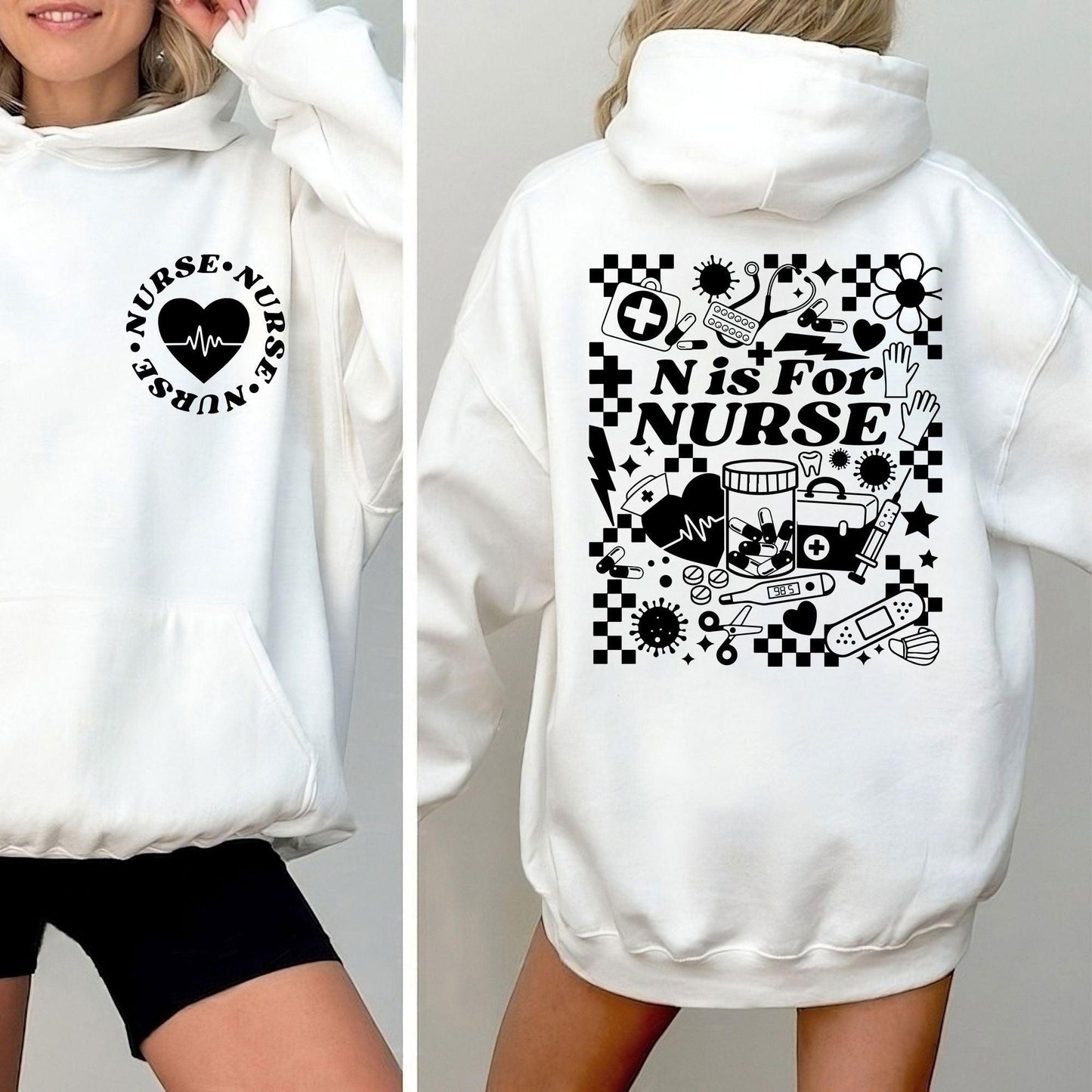 Retro Krankenschwester Sweatshirt - Geschenk für Krankenschwester - GiftHaus