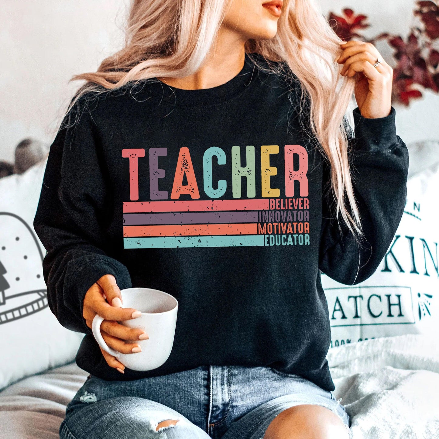 Retro Lehrer pullover und Hemden - Lehrer Geschenk - GiftHaus