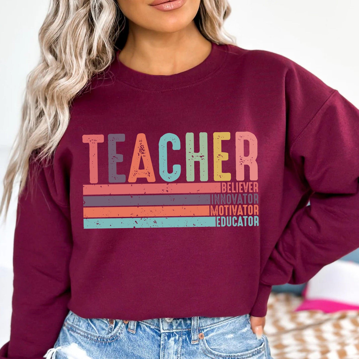 Retro Lehrer pullover und Hemden - Lehrer Geschenk - GiftHaus