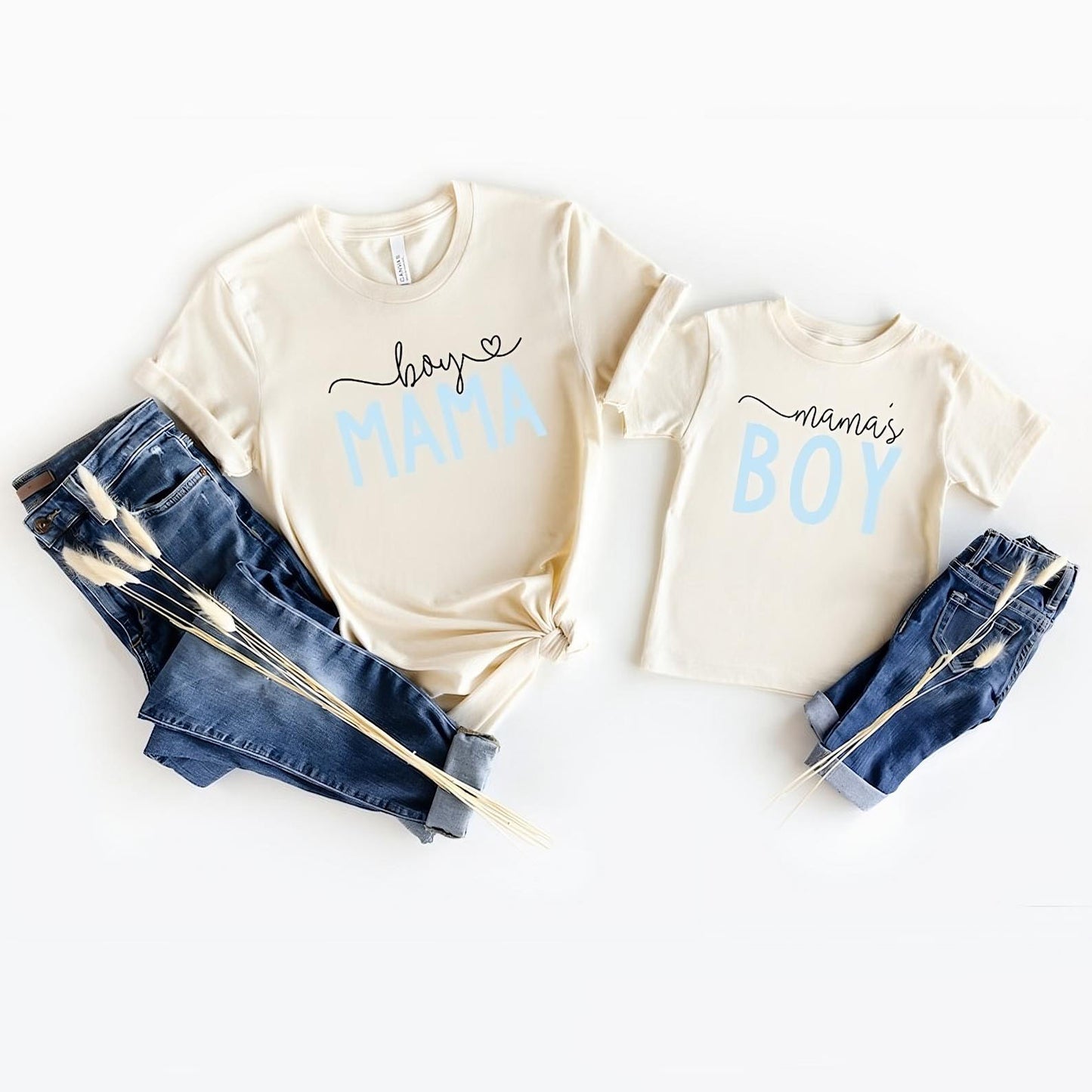 Boy Mama & Mama's Boy Matching Tees, Mother’s Day Gift Shirts
