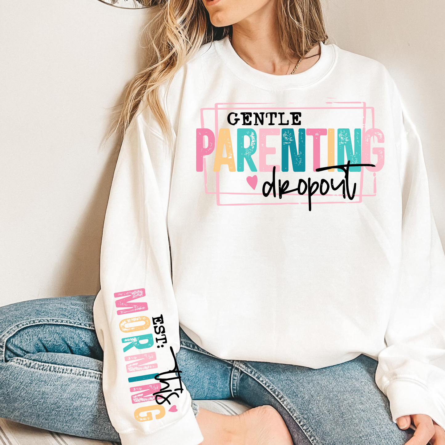 Sanfte Erziehung Aussteiger - Humorvolles Mama Shirt