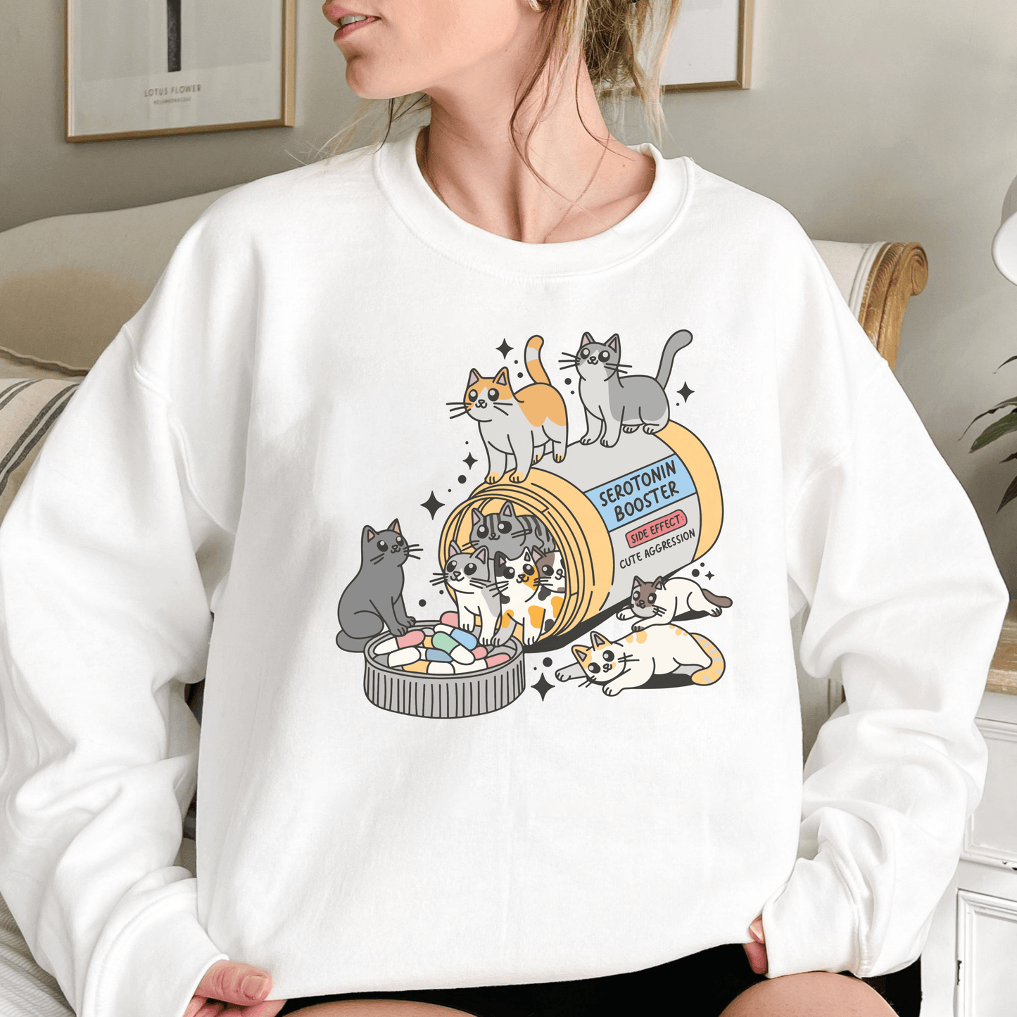 Serotonin-Booster Katzenmotiv, Geschenk für Katzenmamas - GiftHaus