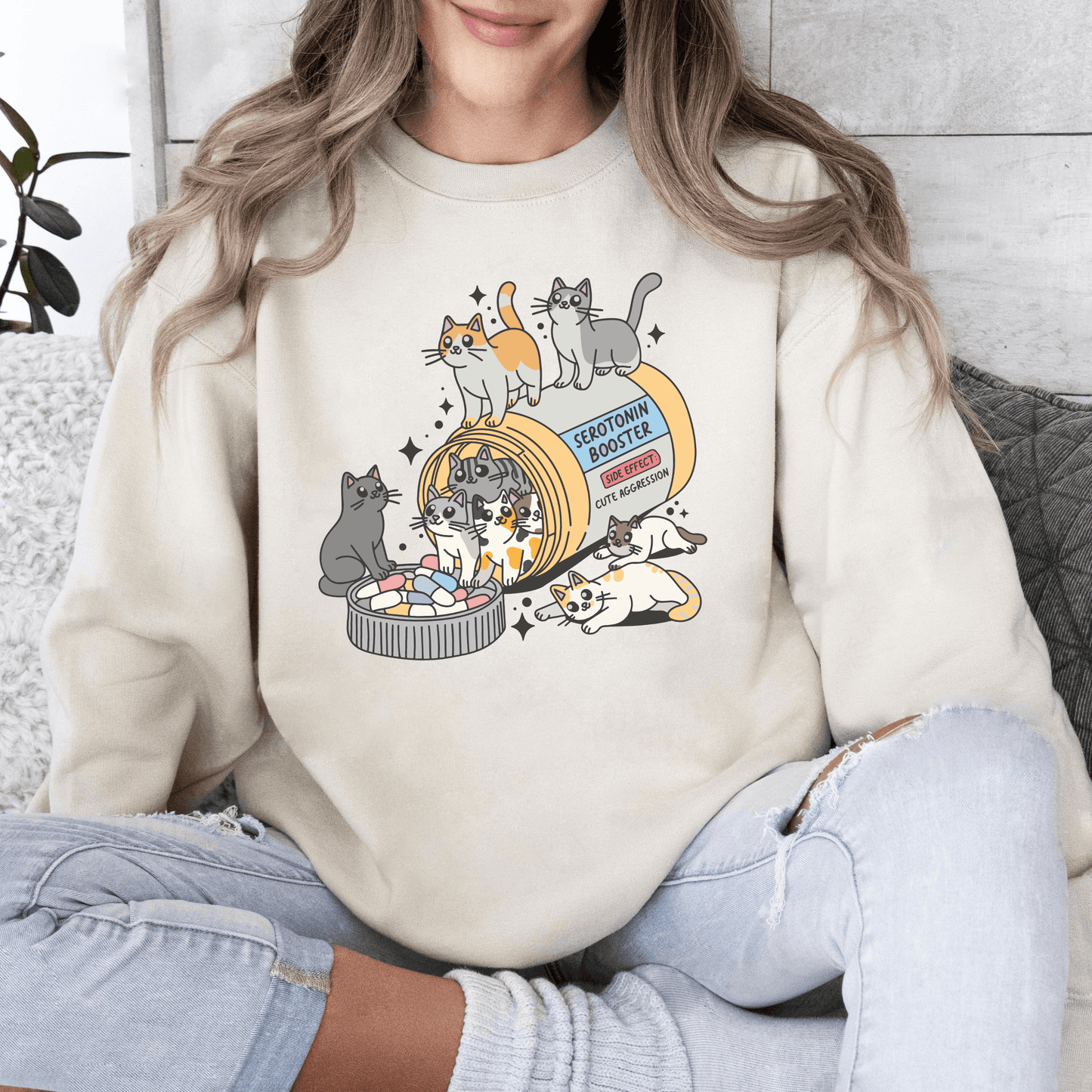 Serotonin-Booster Katzenmotiv, Geschenk für Katzenmamas - GiftHaus
