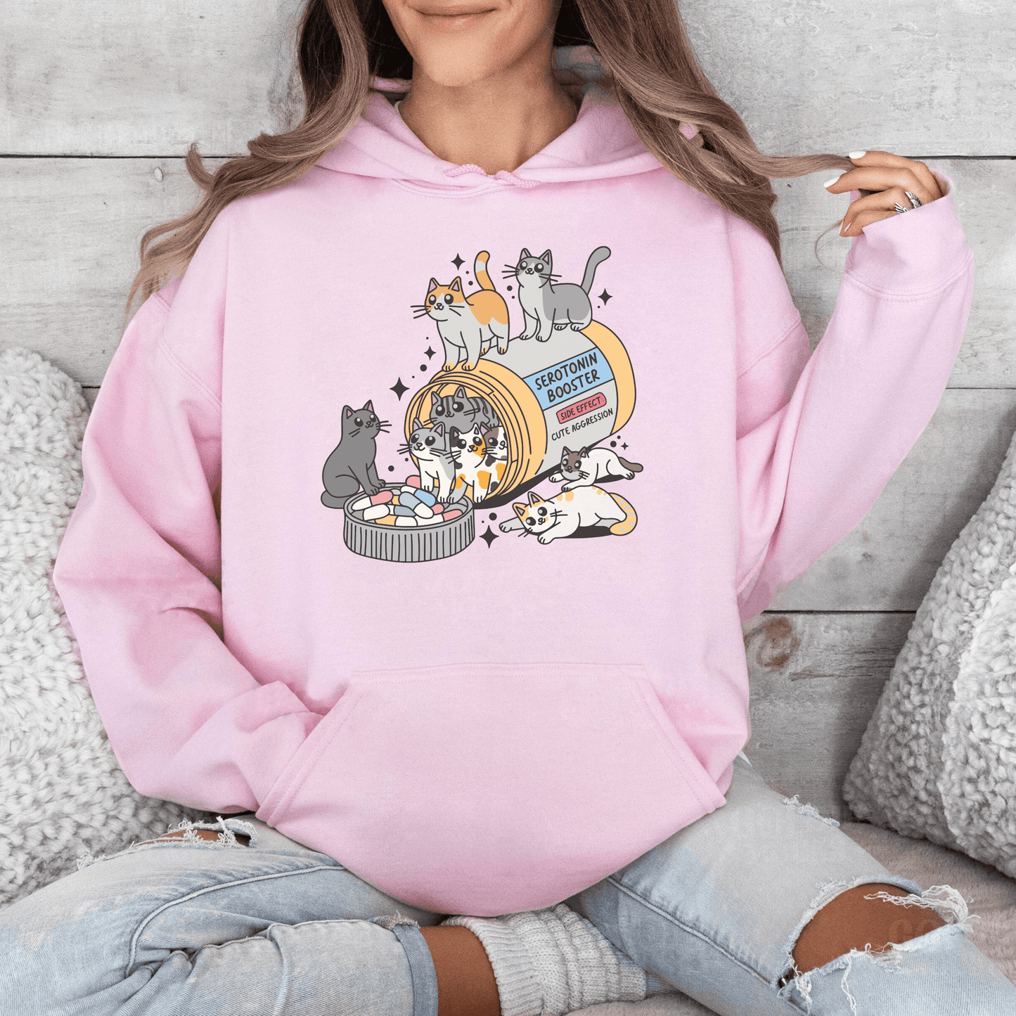 Serotonin-Booster Katzenmotiv, Geschenk für Katzenmamas - GiftHaus