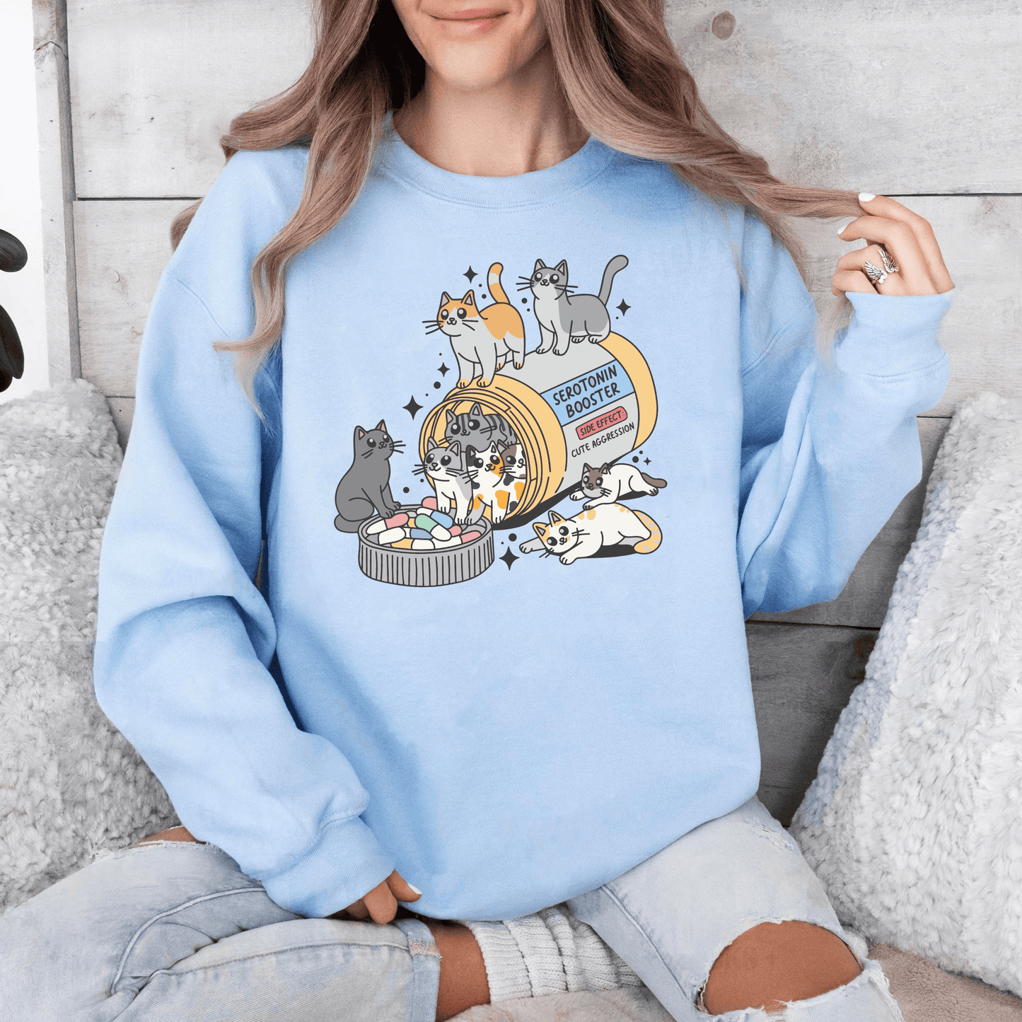 Serotonin-Booster Katzenmotiv, Geschenk für Katzenmamas - GiftHaus