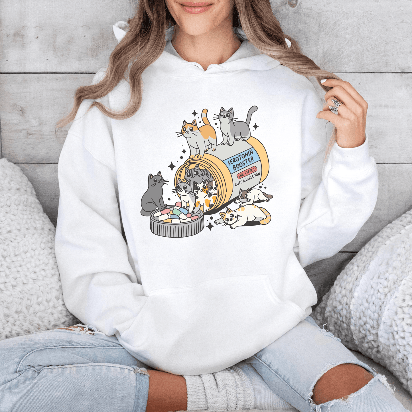 Serotonin-Booster Katzenmotiv, Geschenk für Katzenmamas - GiftHaus