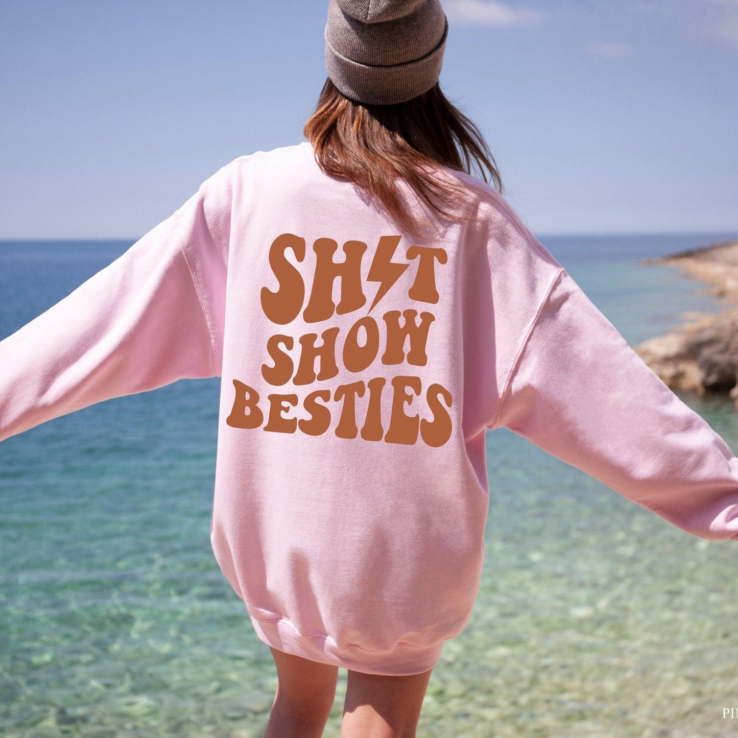 Shitshow Besties Sweatshirt und Kapuzenpullover - Geschenk für die beste Freundin - GiftHaus