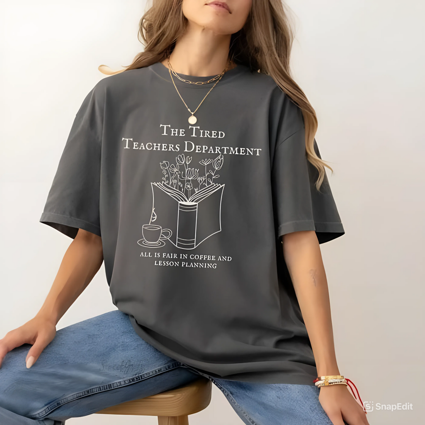 Müde Lehrer - Witziges Komfort-T-Shirt für Pädagogen