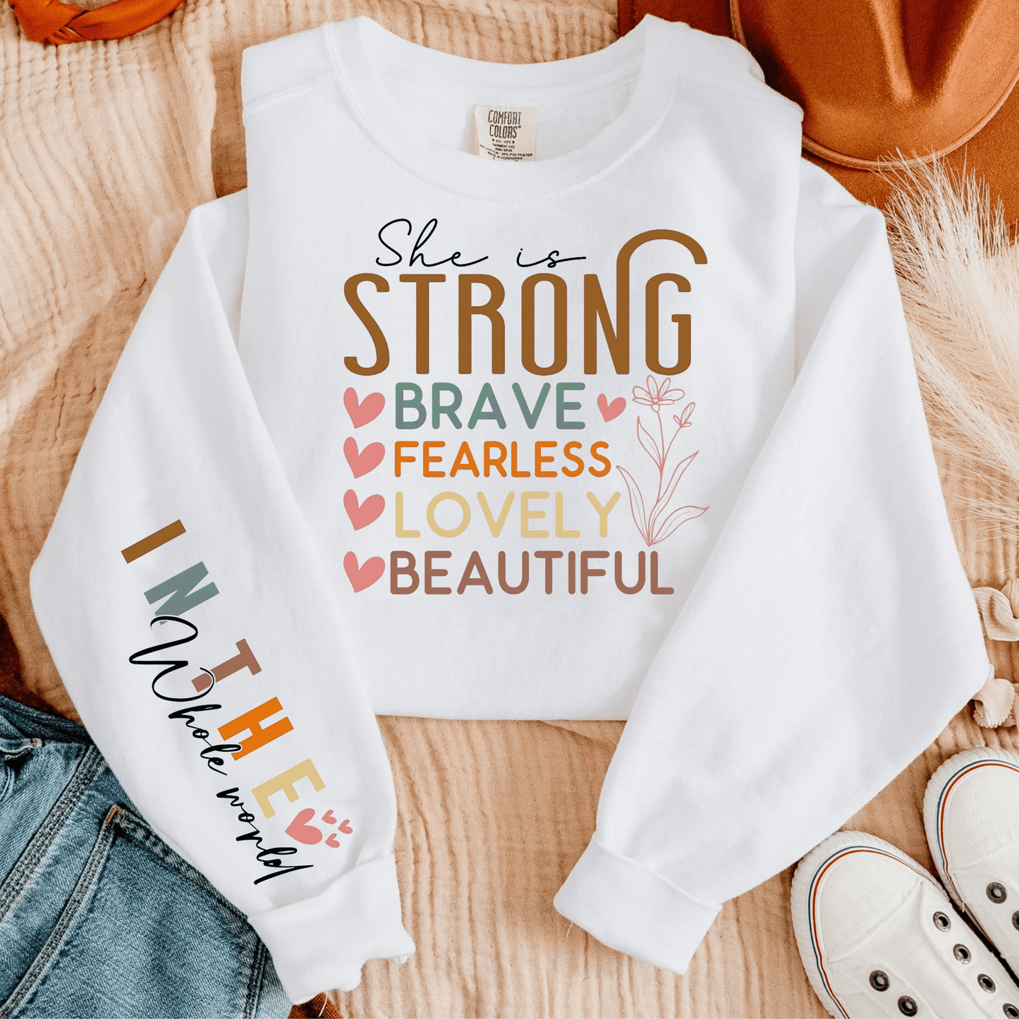 Starke und Schöne Mutter - Inspirierendes Zitat Bekleidung - Für Mamas - GiftHaus