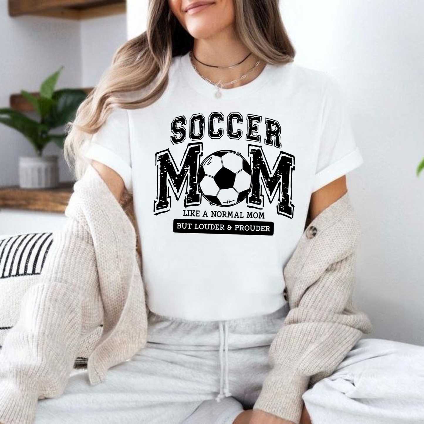 Stolze Fußballmama T-Shirt - Geschenk für engagierte Mütter