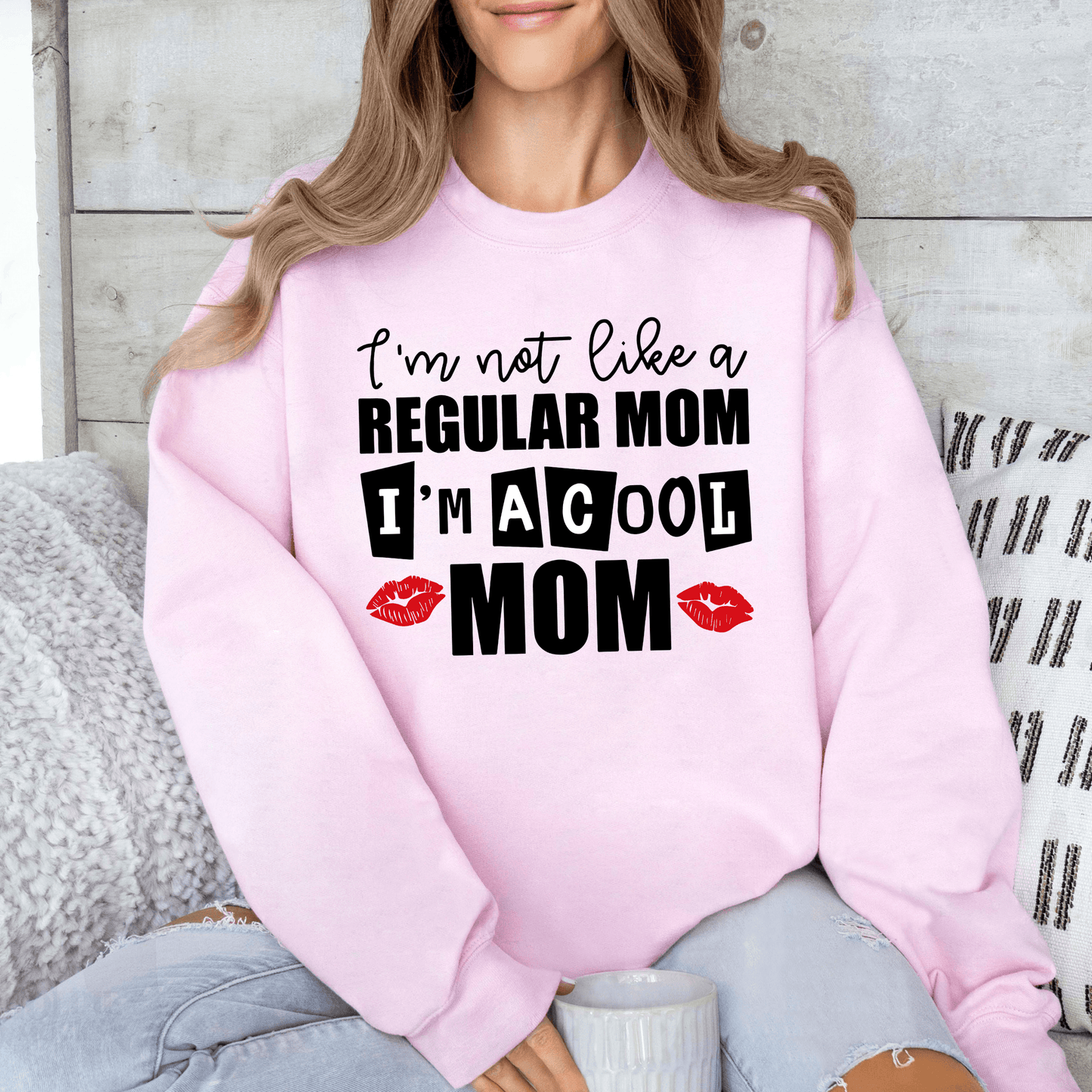 Stylisches 'Coole Mama' Sweatshirt - Ideal für Freizeit - Mit Witzigem Spruch - GiftHaus